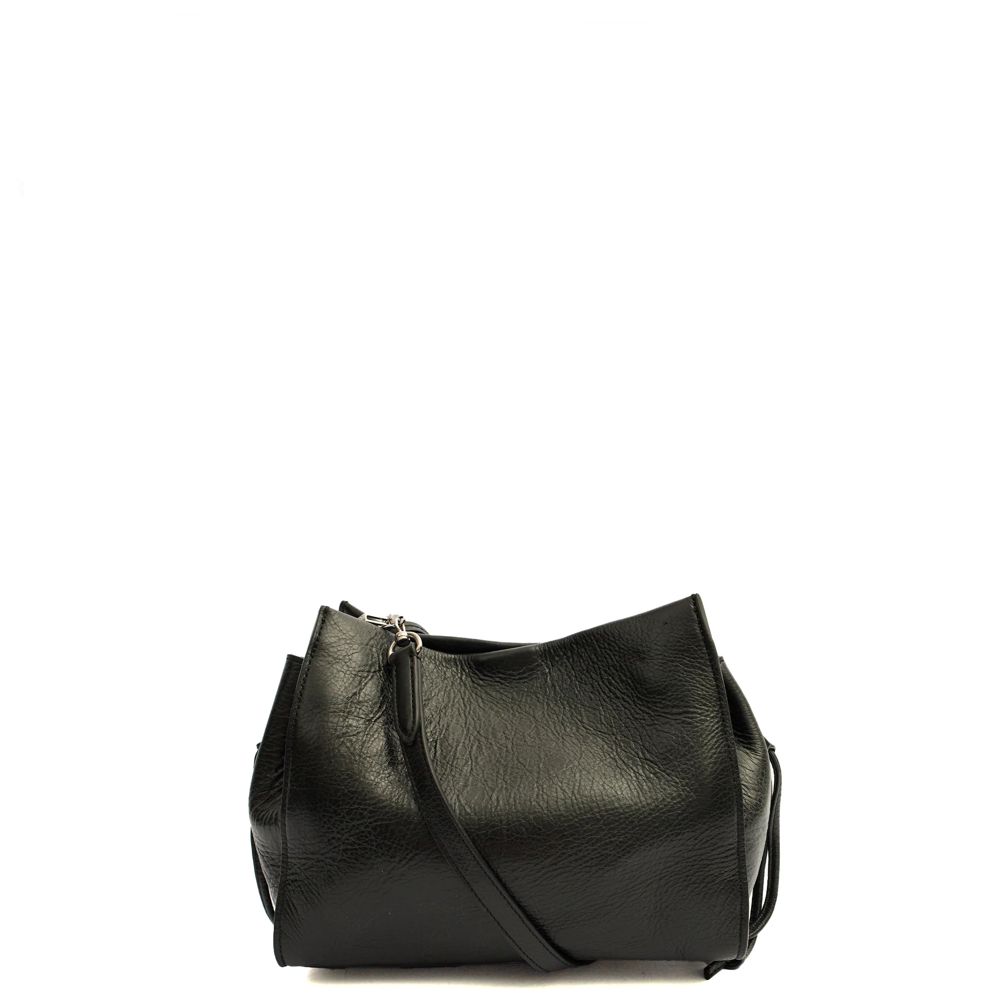 Picture of Mulberry Tote Iris - Small in Black, Calfskin Leather