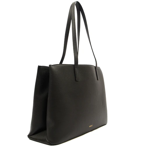 Picture of Versace Tote Virtus in Black, Leather