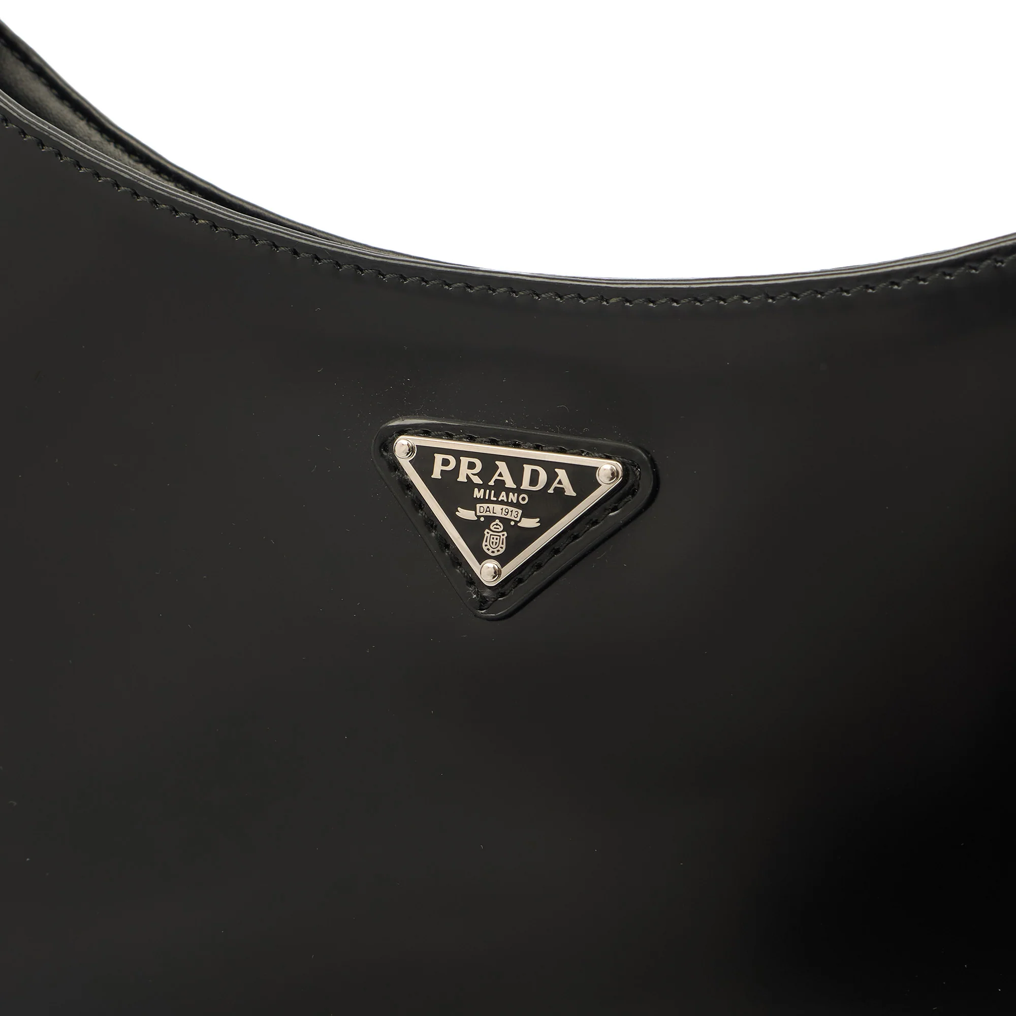 Picture of Prada Shoulder Bag Cleo Shoulder Bag in Black, Patent Leather