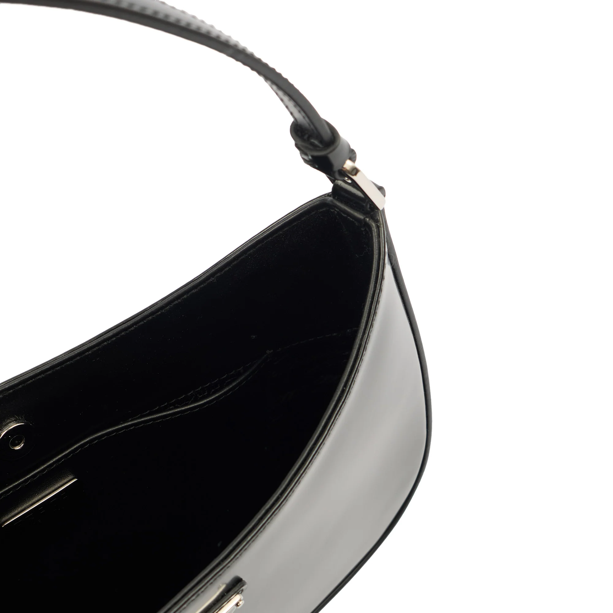 Picture of Prada Shoulder Bag Cleo Shoulder Bag in Black, Patent Leather