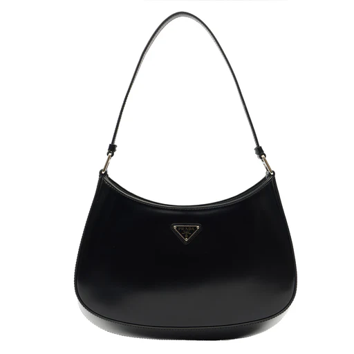 Picture of Prada Shoulder Bag Cleo Shoulder Bag in Black, Patent Leather