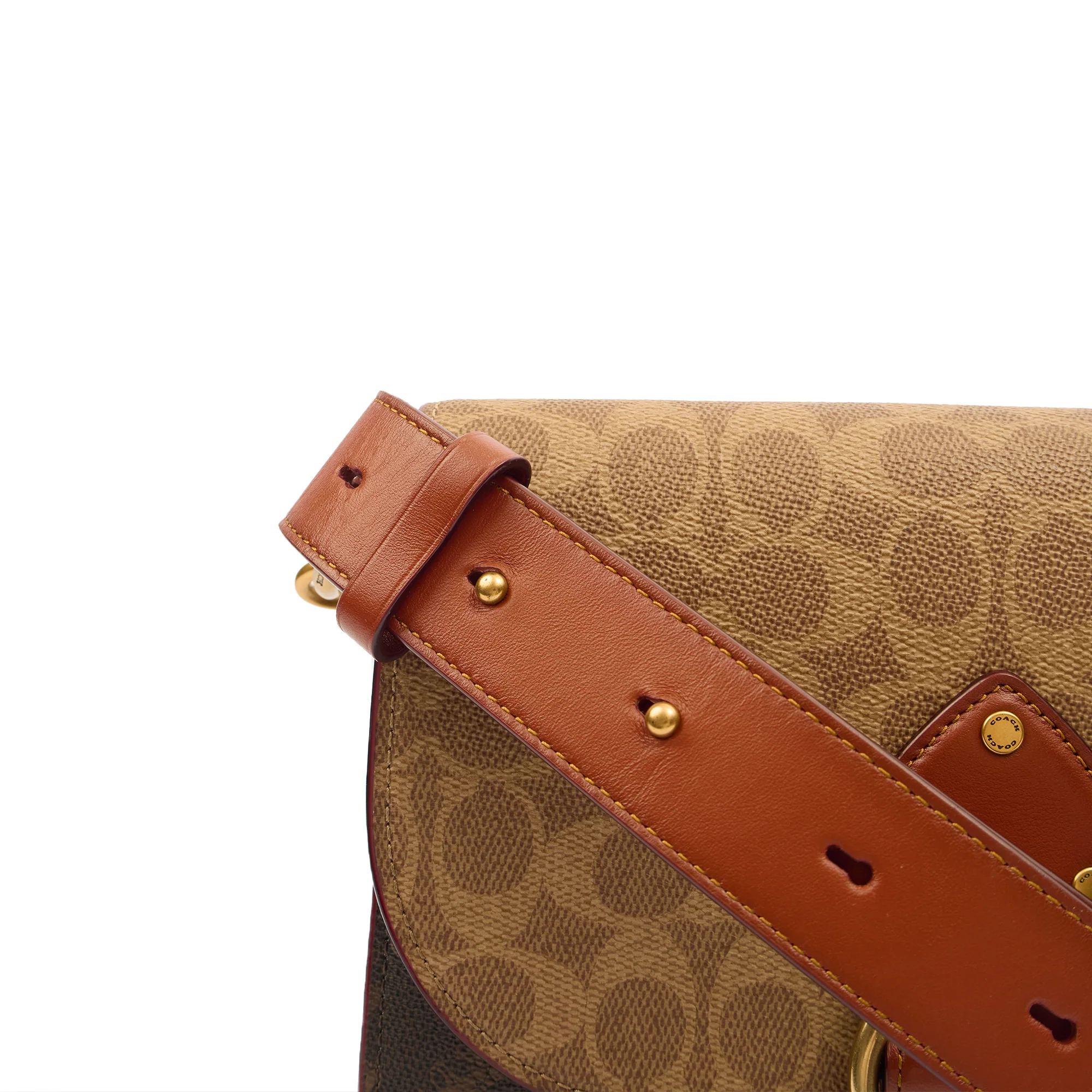 Picture of Coach Cross Body Beat in Brown, Leather