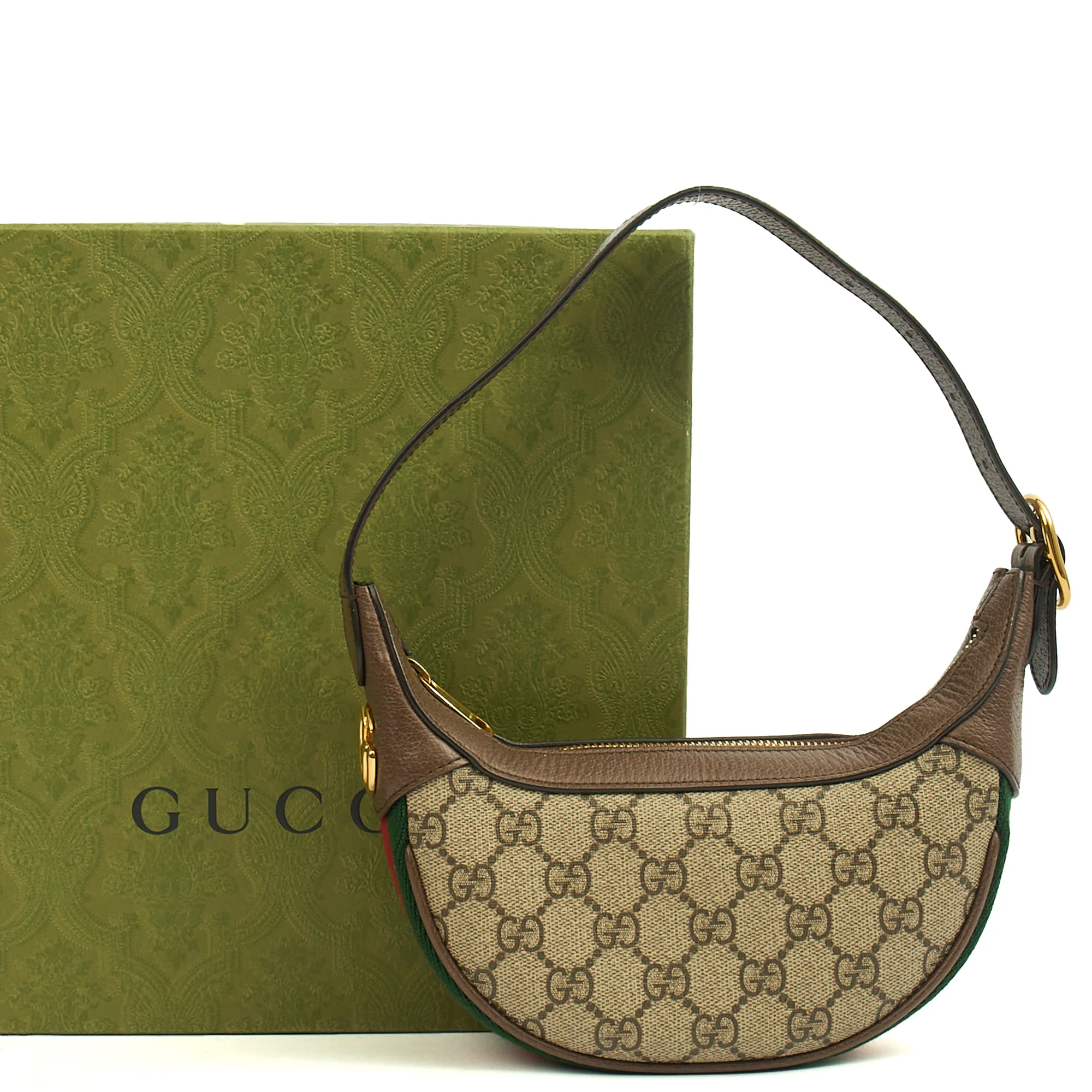 Picture of Gucci Shoulder Bag Ophidia mini GG in GG Supreme, Leather
