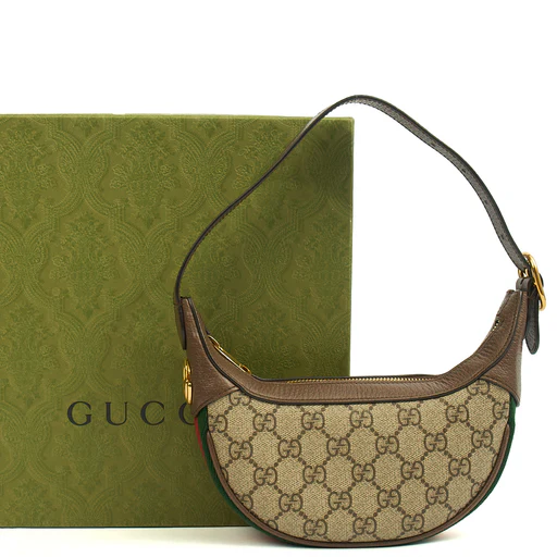 Picture of Gucci Shoulder Bag Ophidia mini GG in GG Supreme, Leather