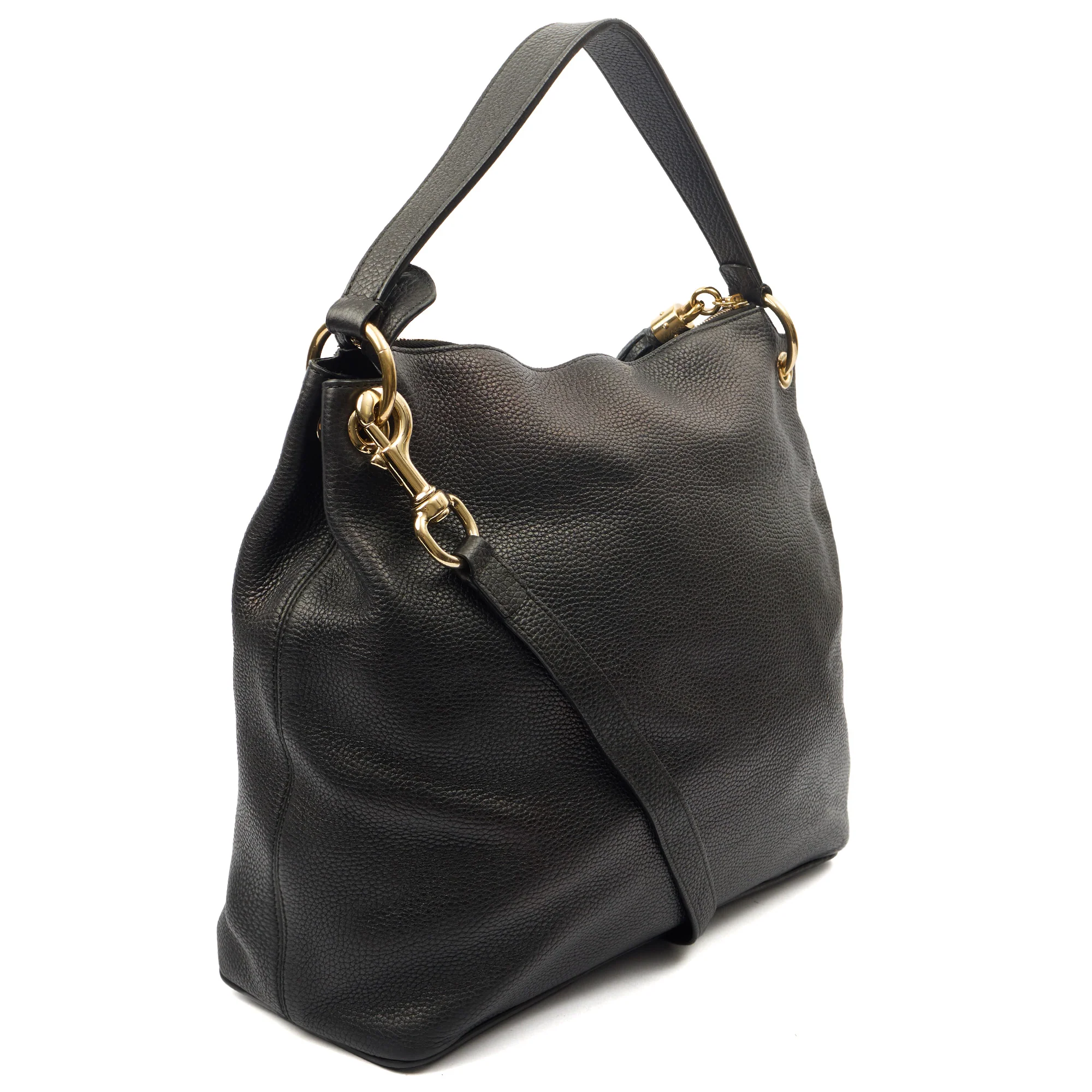 Picture of Gucci Shoulder Bag Soho Hobo in Black, Leather