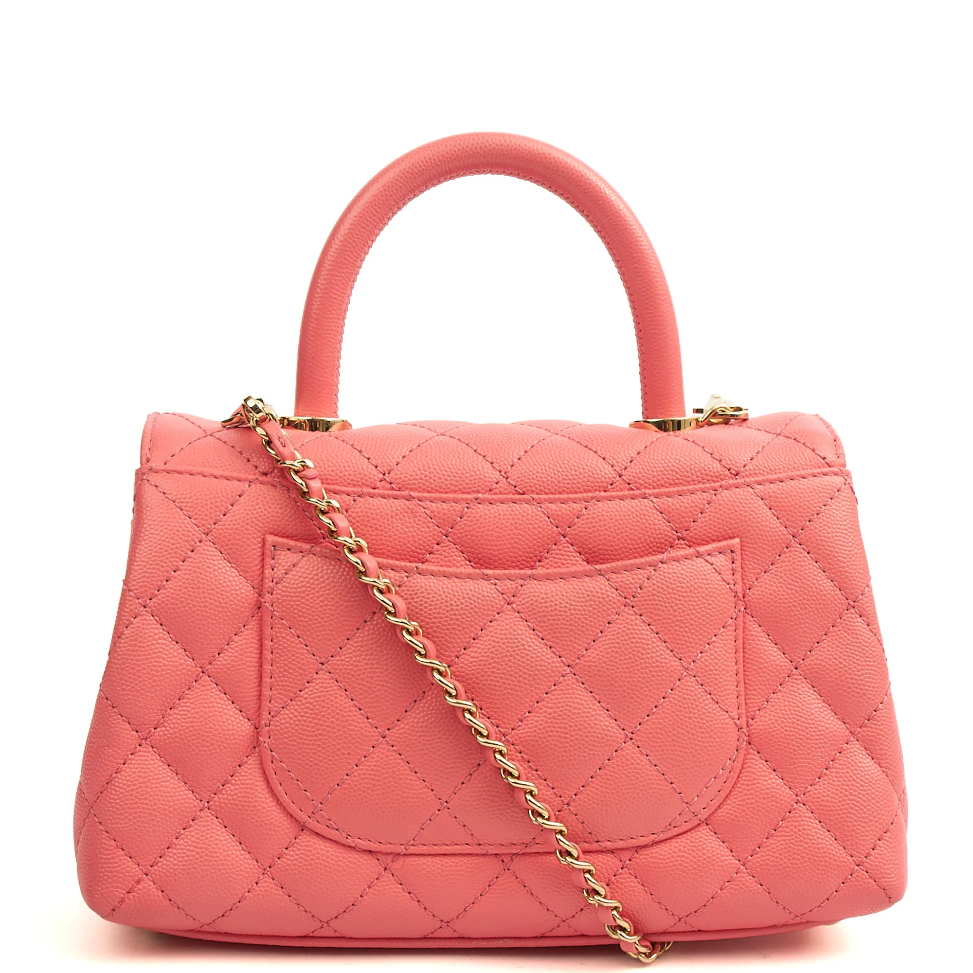 Picture of Chanel Top Handle Coco Top Handle in Pink, Caviar Leather