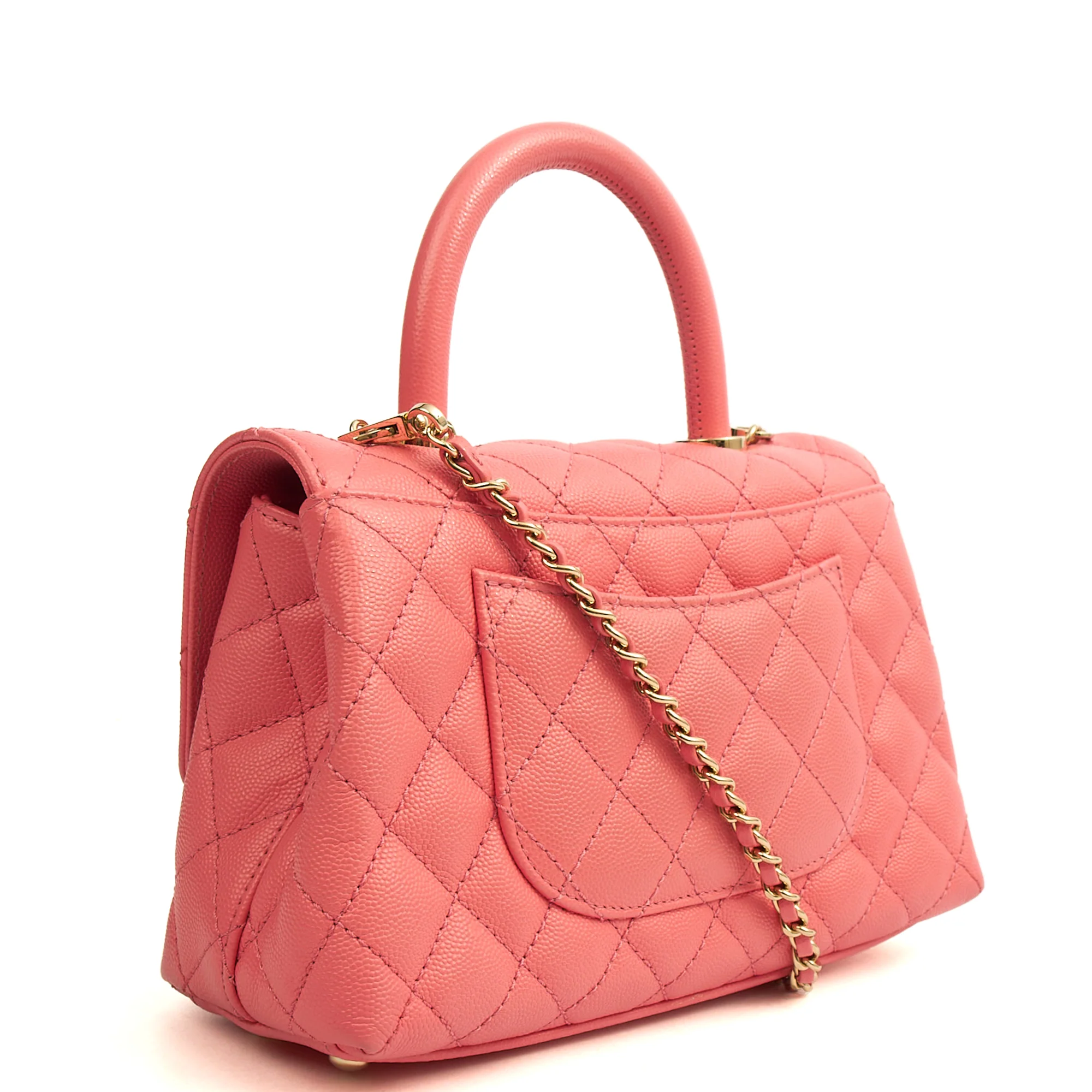 Picture of Chanel Top Handle Coco Top Handle in Pink, Caviar Leather