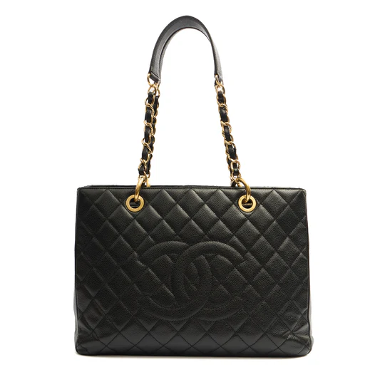 Picture of Chanel Tote Grand Shopping Tote in Black, Leather