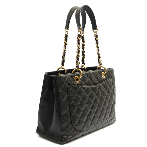 Picture of Chanel Tote Grand Shopping Tote in Black, Leather