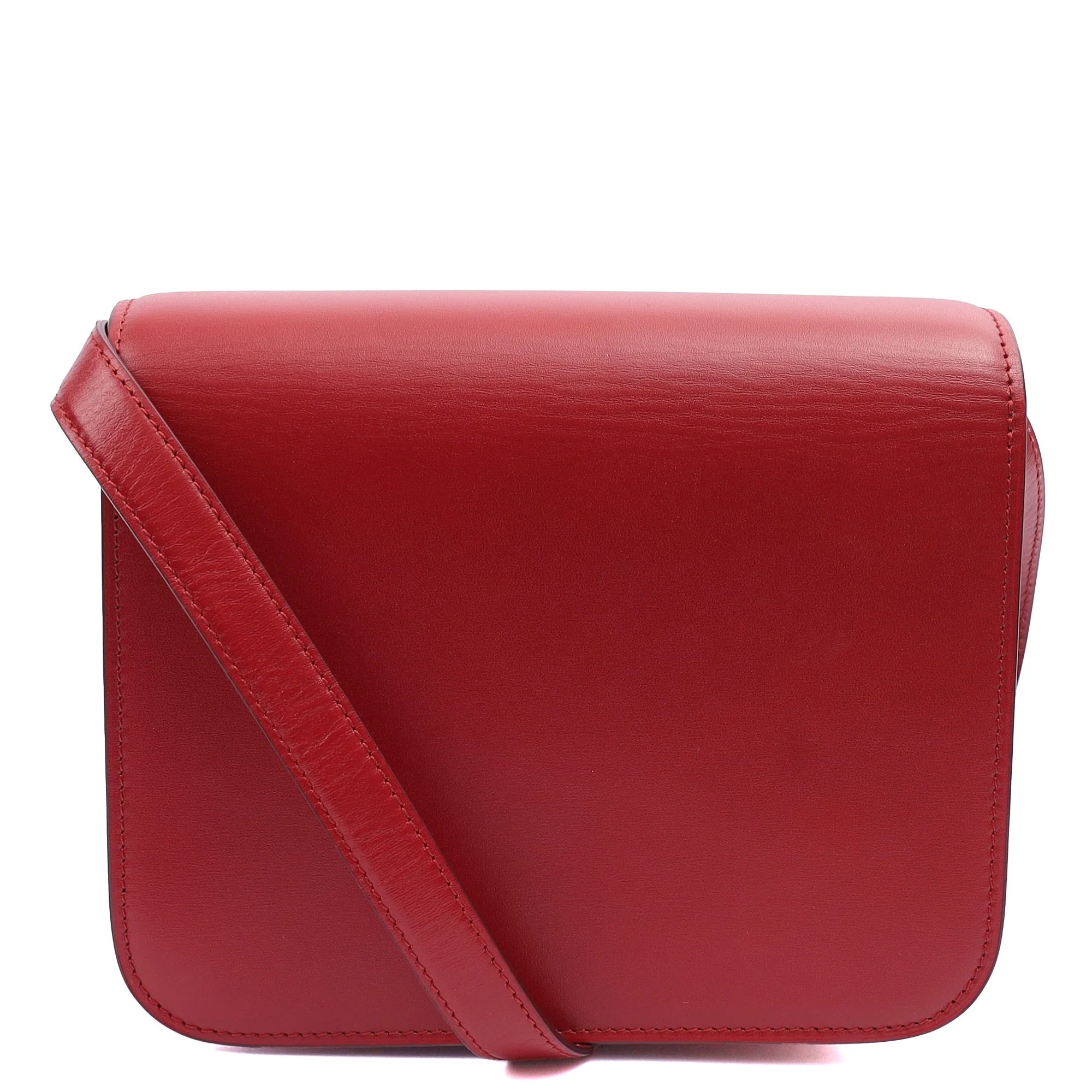 Picture of Celine Cross Body Box Bag - Medium in Red, Leather