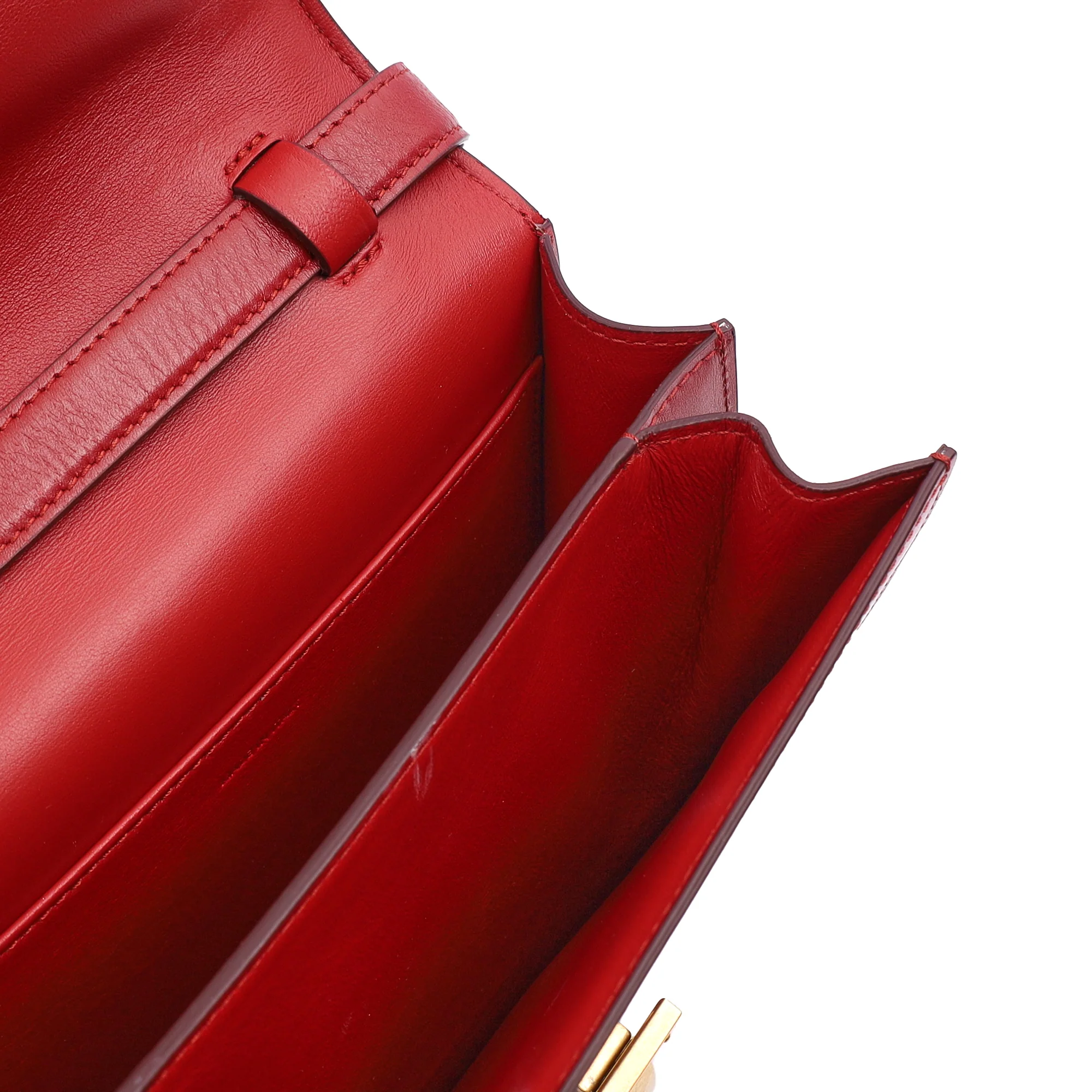 Picture of Celine Cross Body Box Bag - Medium in Red, Leather