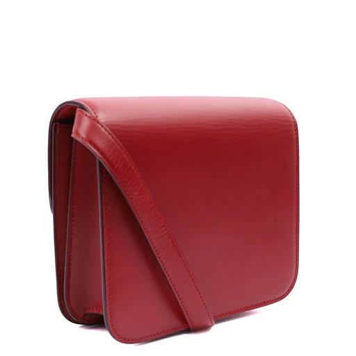 Picture of Celine Cross Body Box Bag - Medium in Red, Leather