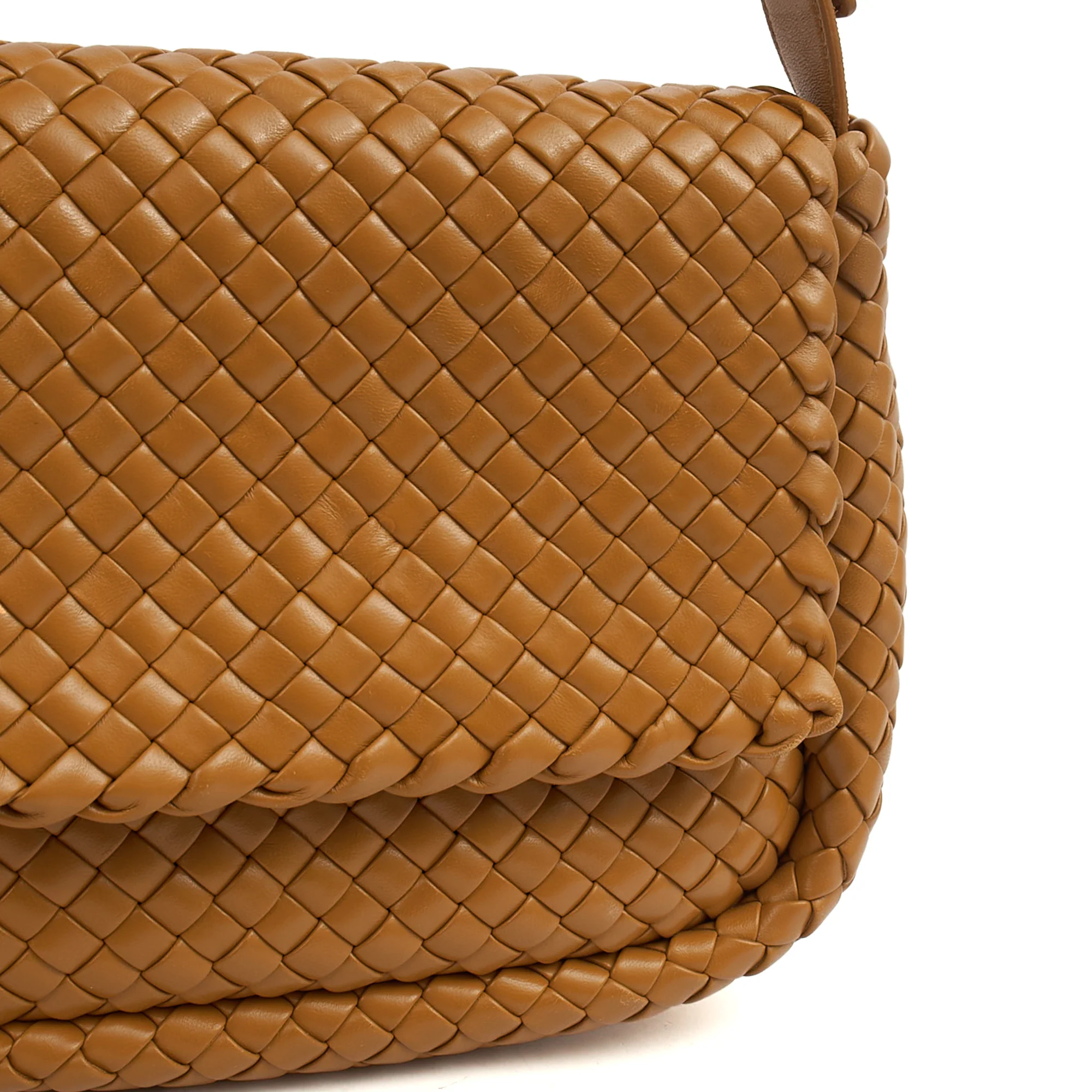 Picture of Bottega Veneta Shoulder Bag Cobble - Small in Brown, Leather