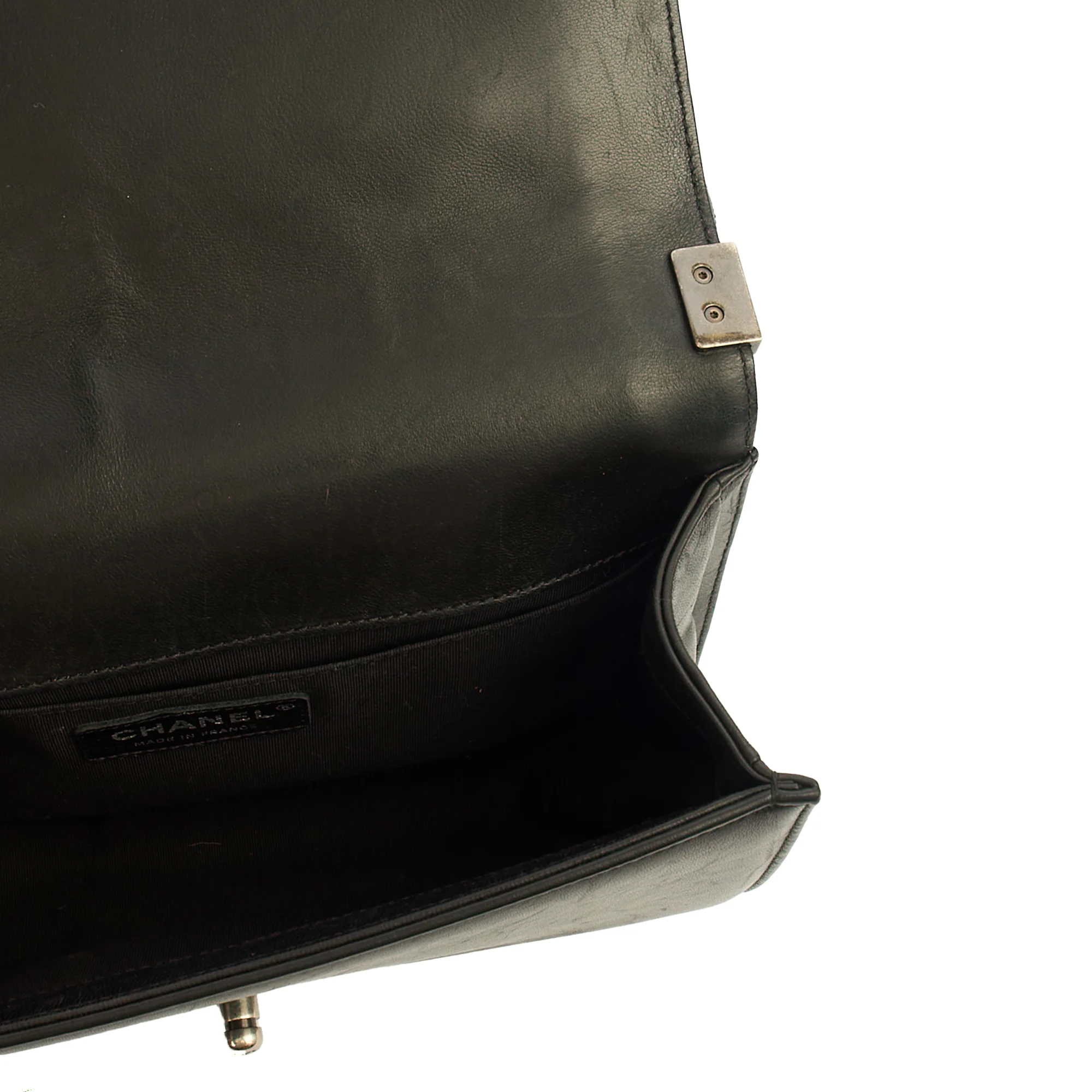 Picture of Chanel Shoulder Bag Boy - Medium in Black, Calfskin Leather