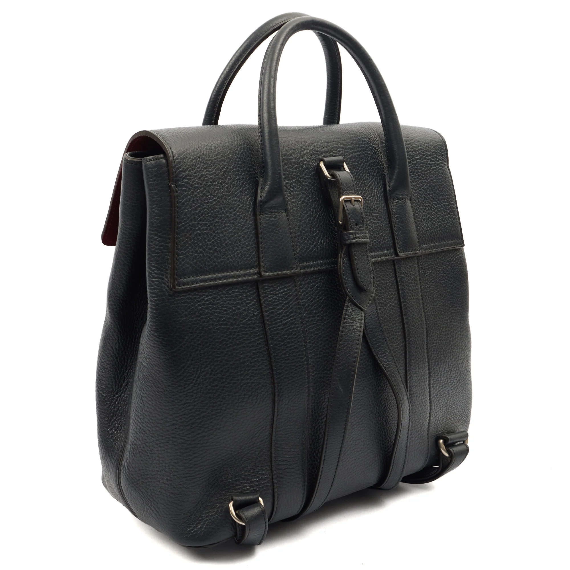 Picture of Mulberry Backpack Bayswater Backpack in Black, Calfskin Leather