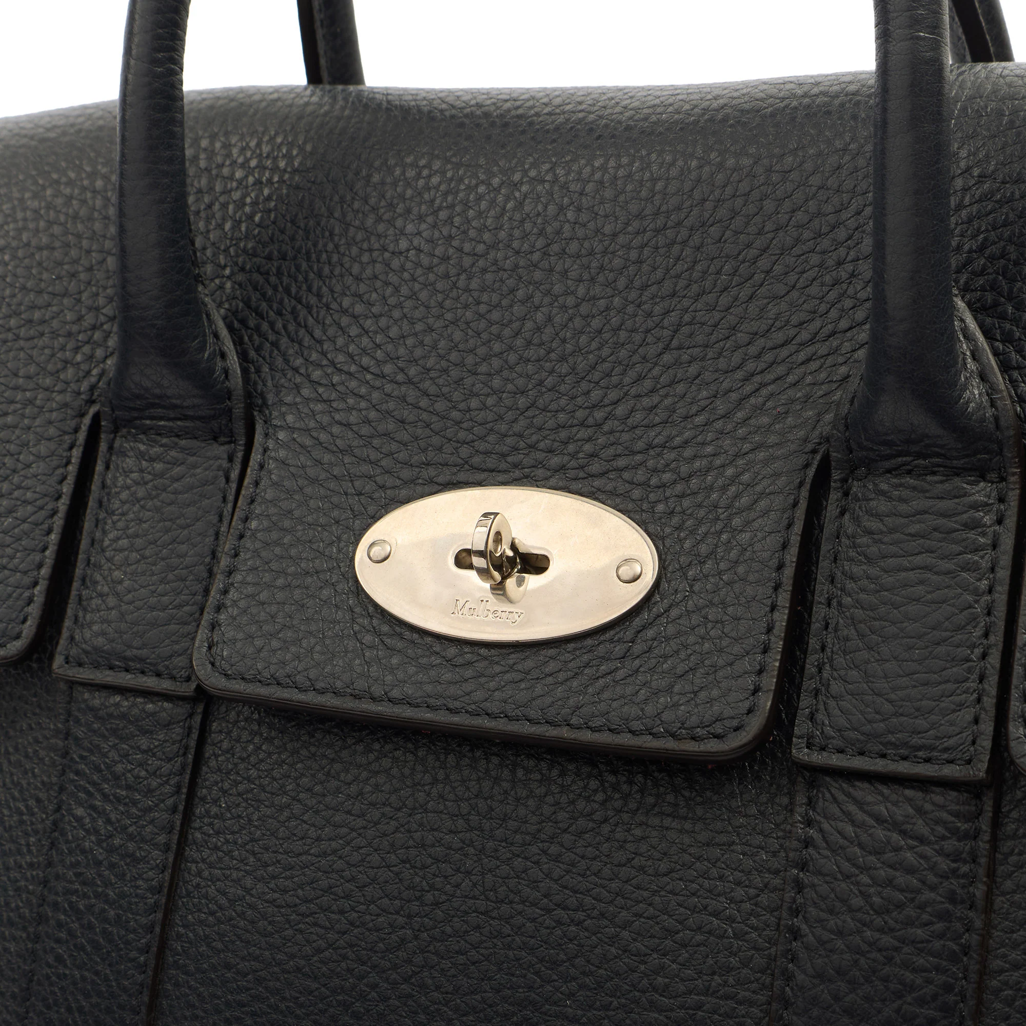 Picture of Mulberry Backpack Bayswater Backpack in Black, Calfskin Leather