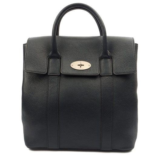 Picture of Mulberry Backpack Bayswater Backpack in Black, Calfskin Leather