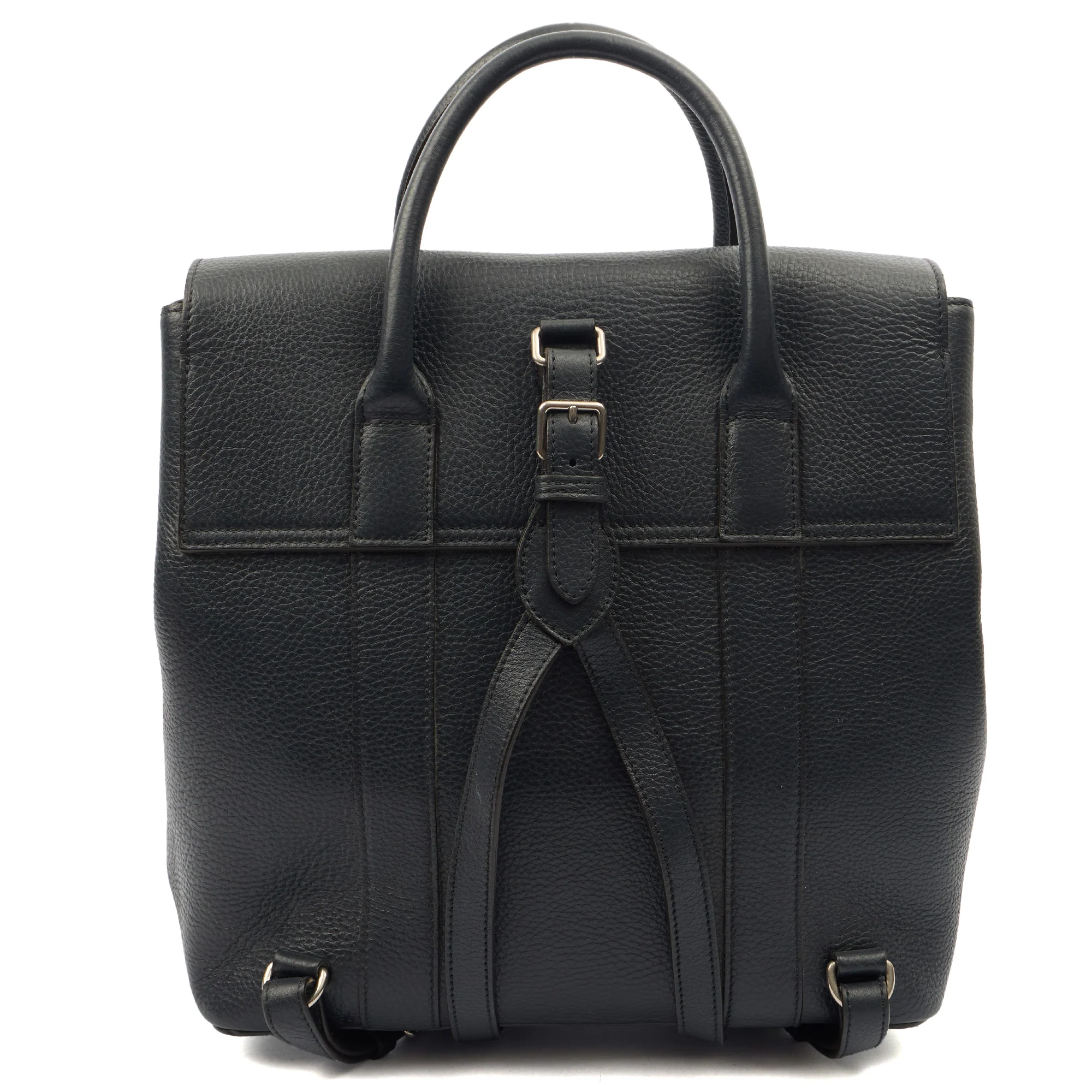 Picture of Mulberry Backpack Bayswater Backpack in Black, Calfskin Leather