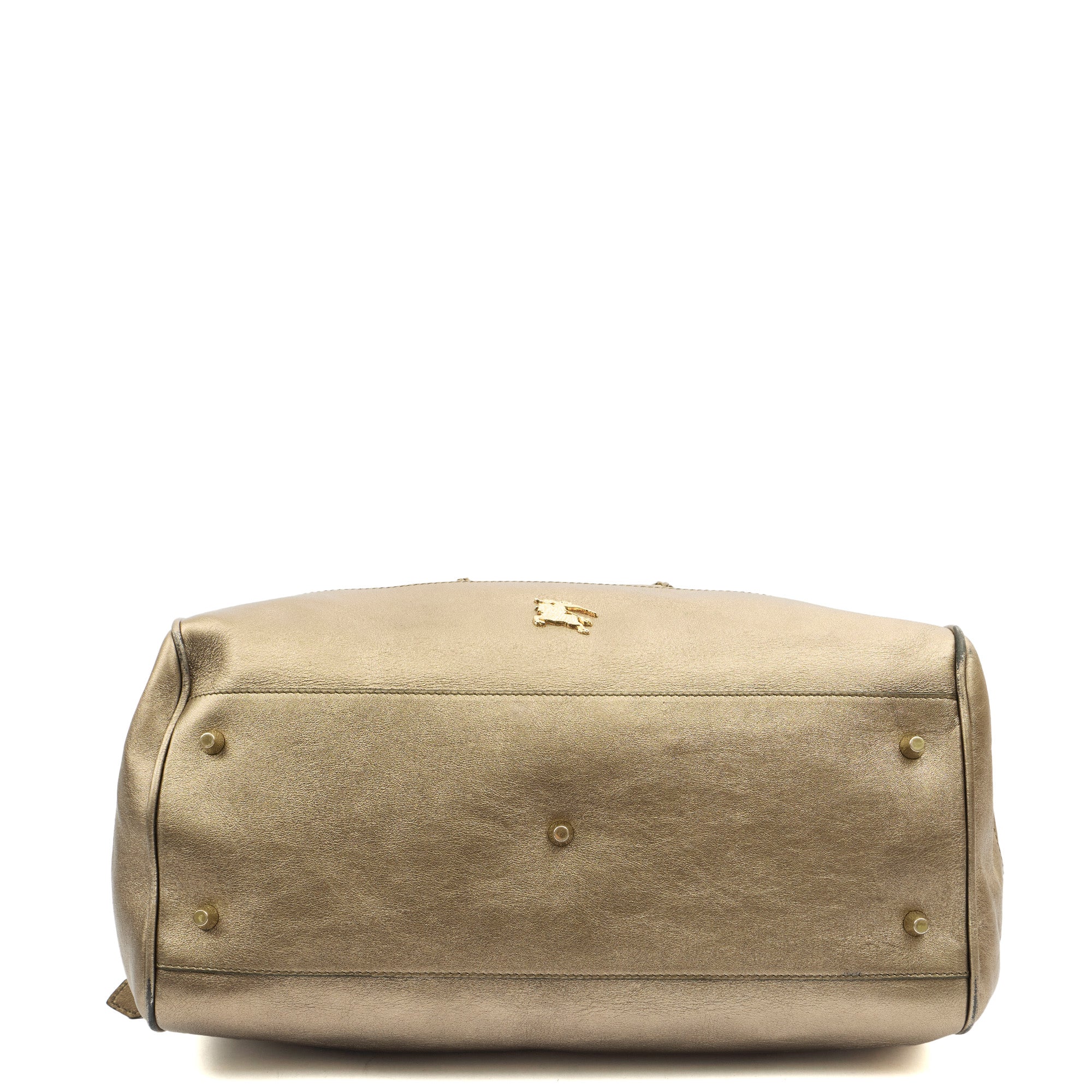 Picture of Burberry Tote Shoulder Bag in Metallic, Leather