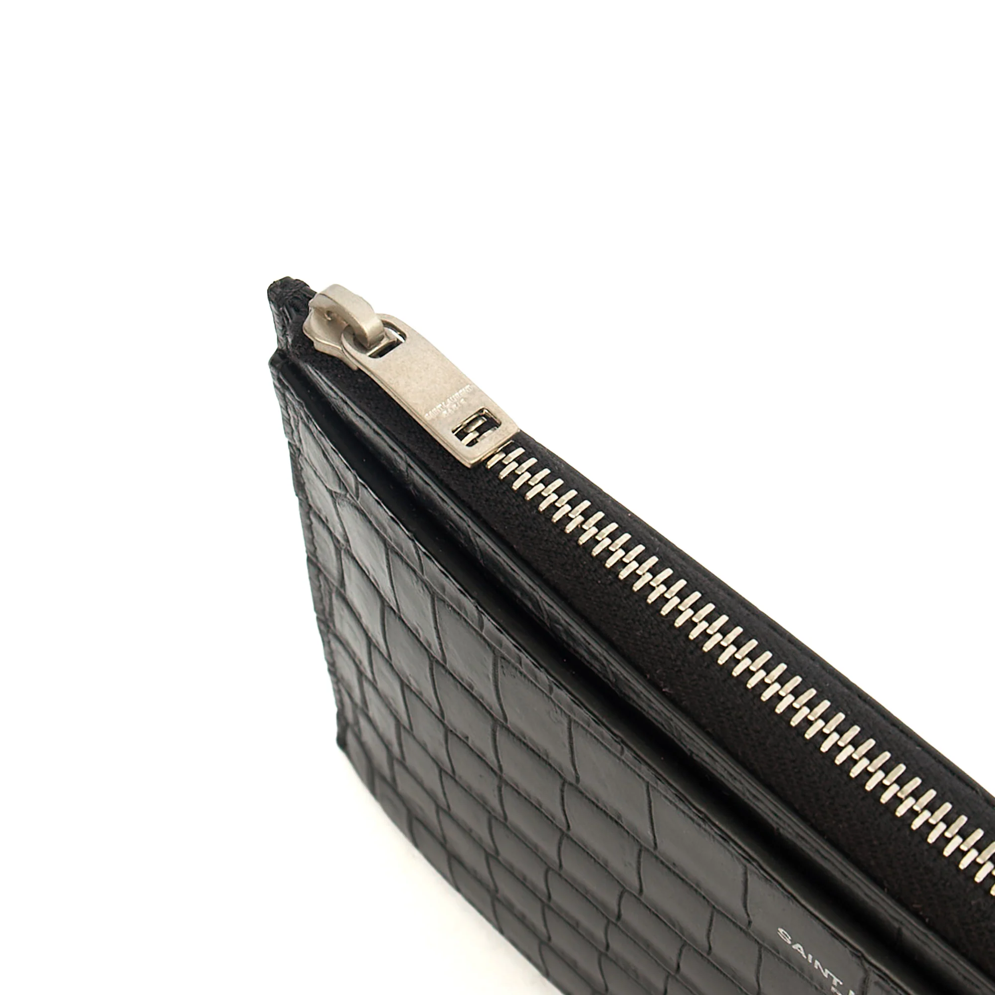 Picture of Saint Laurent Clutch Belle De Jour Clutch in Black, Calfskin Leather