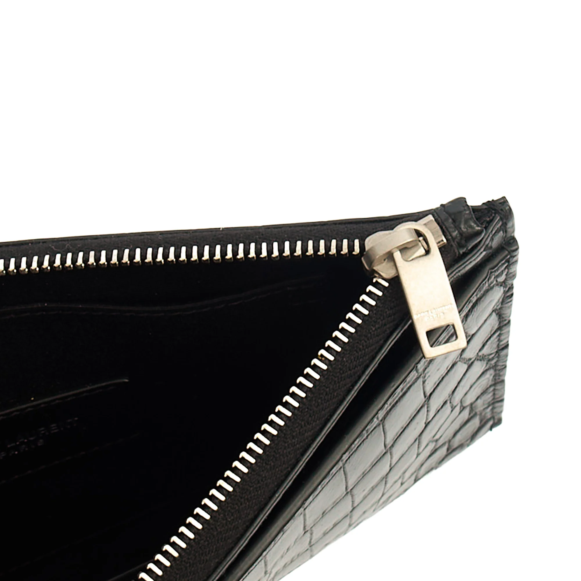 Picture of Saint Laurent Clutch Belle De Jour Clutch in Black, Calfskin Leather