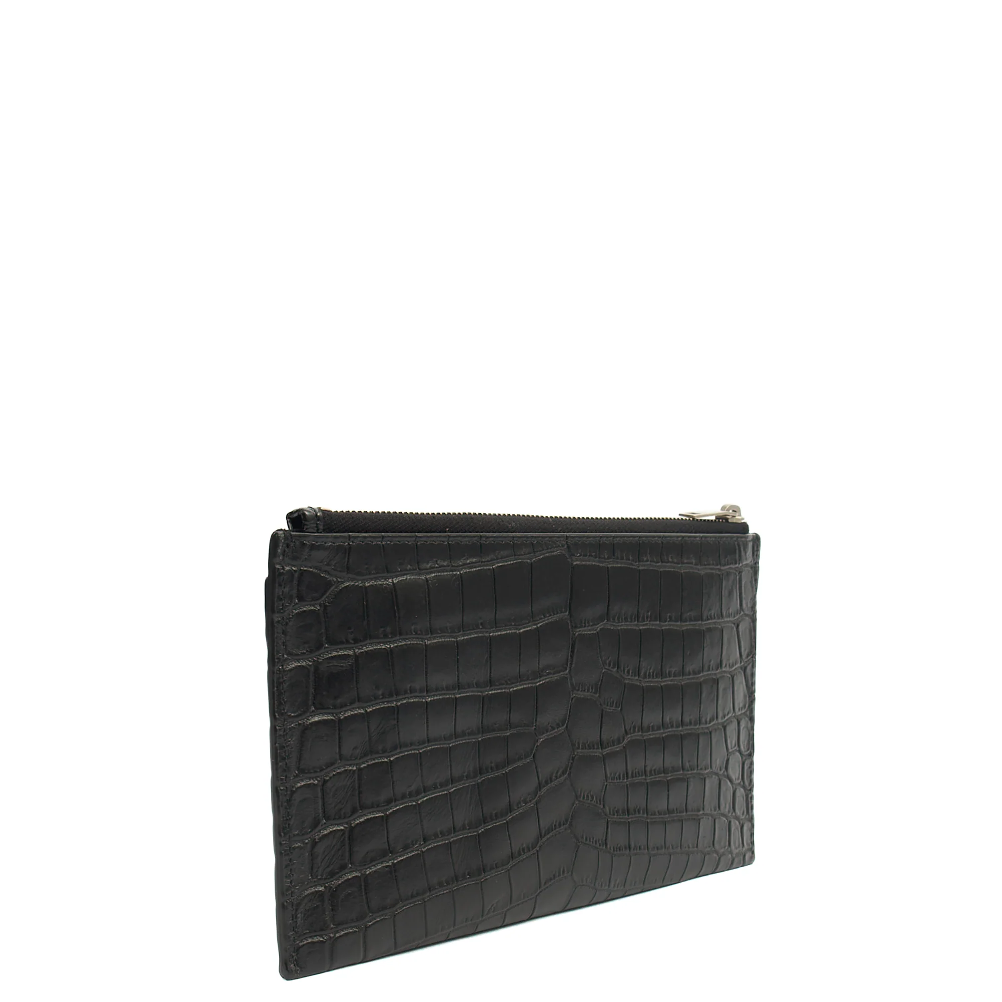 Picture of Saint Laurent Clutch Belle De Jour Clutch in Black, Calfskin Leather