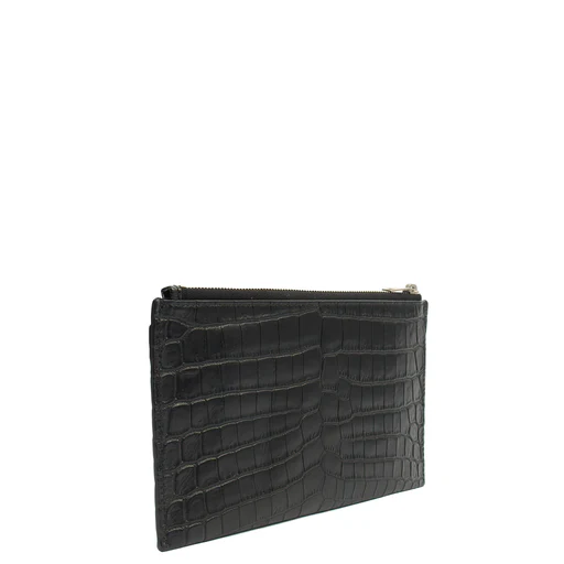 Picture of Saint Laurent Clutch Belle De Jour Clutch in Black, Calfskin Leather