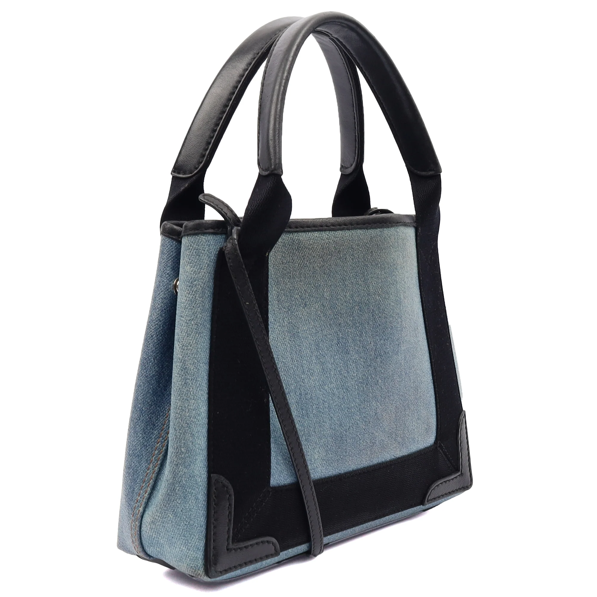 Picture of Balenciaga Mini Bag Cabas  in Blue, Fabric