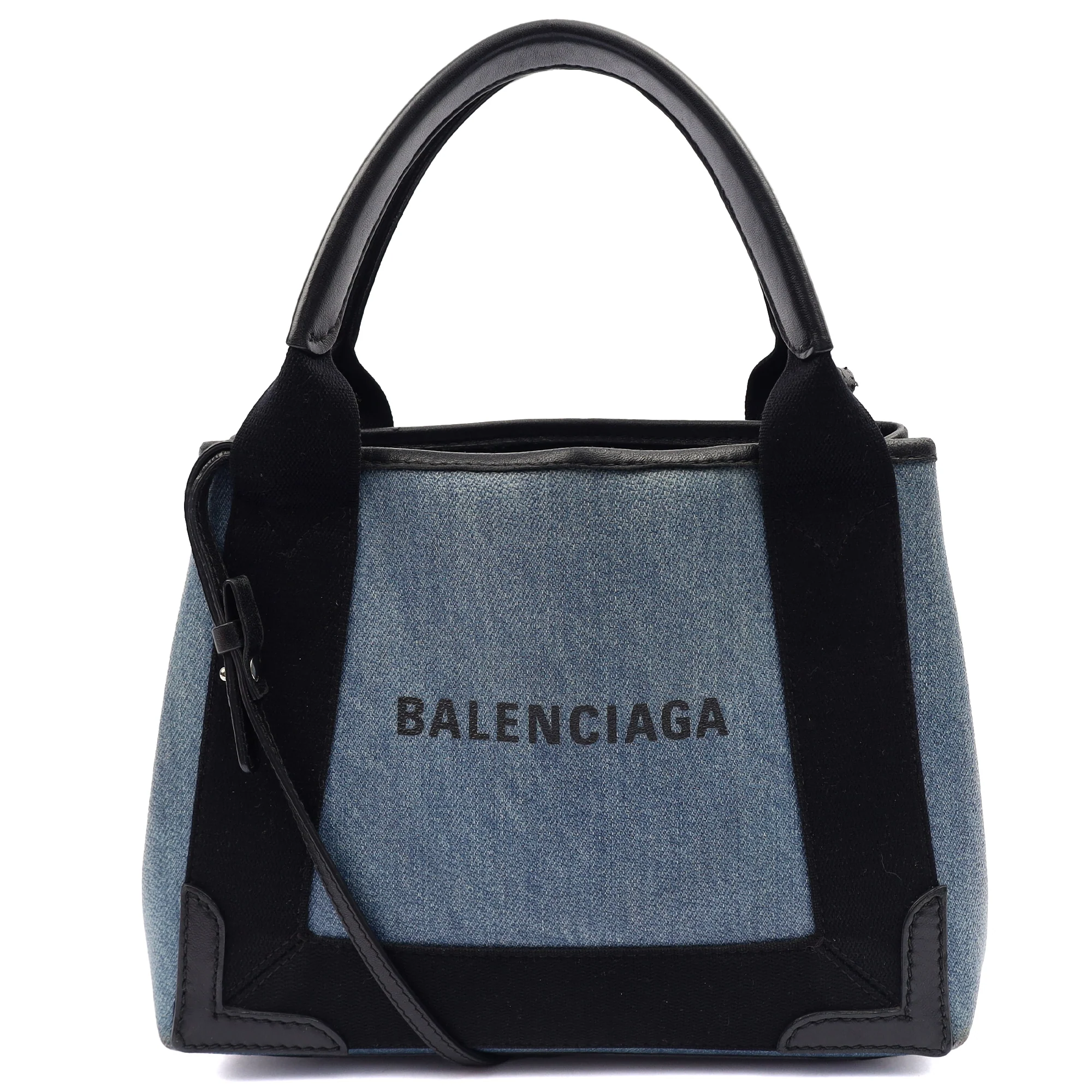 Picture of Balenciaga Mini Bag Cabas  in Blue, Fabric