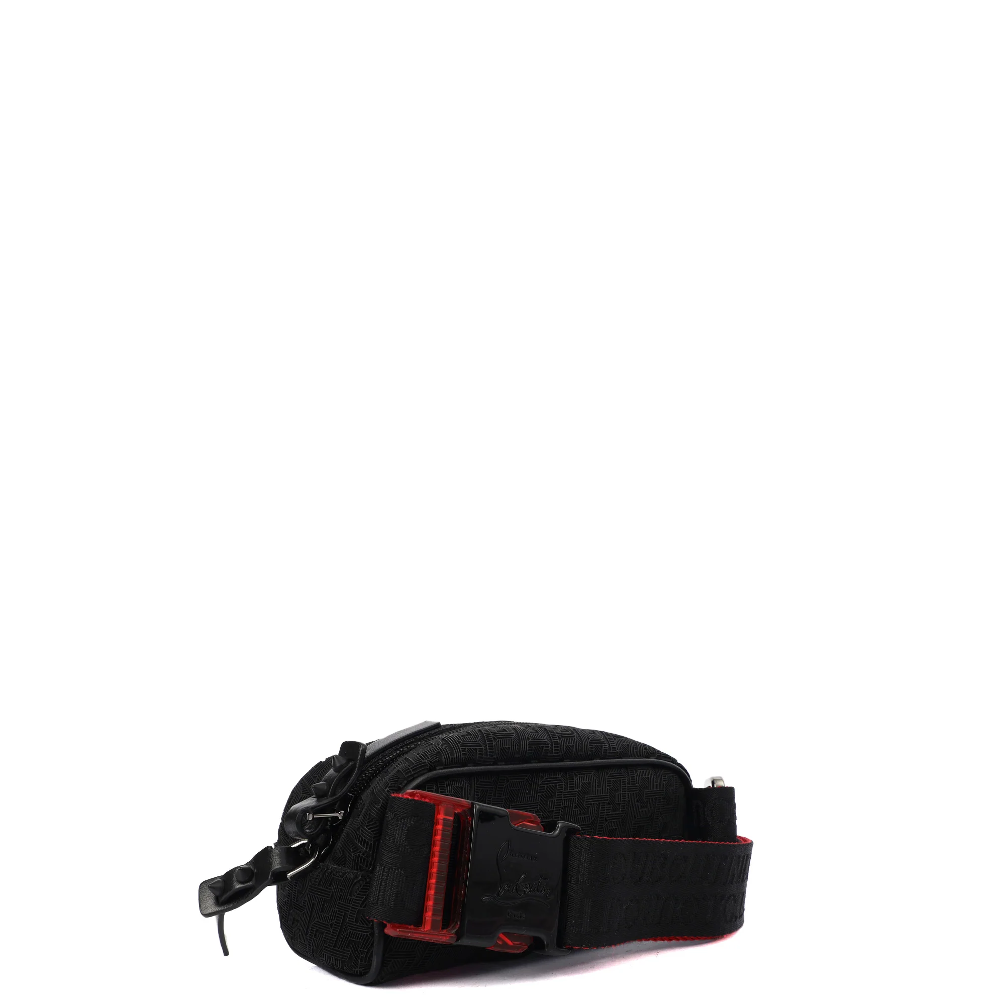 Picture of Christian Louboutin Cross Body Blaster Waist Bag in Black, Fabric