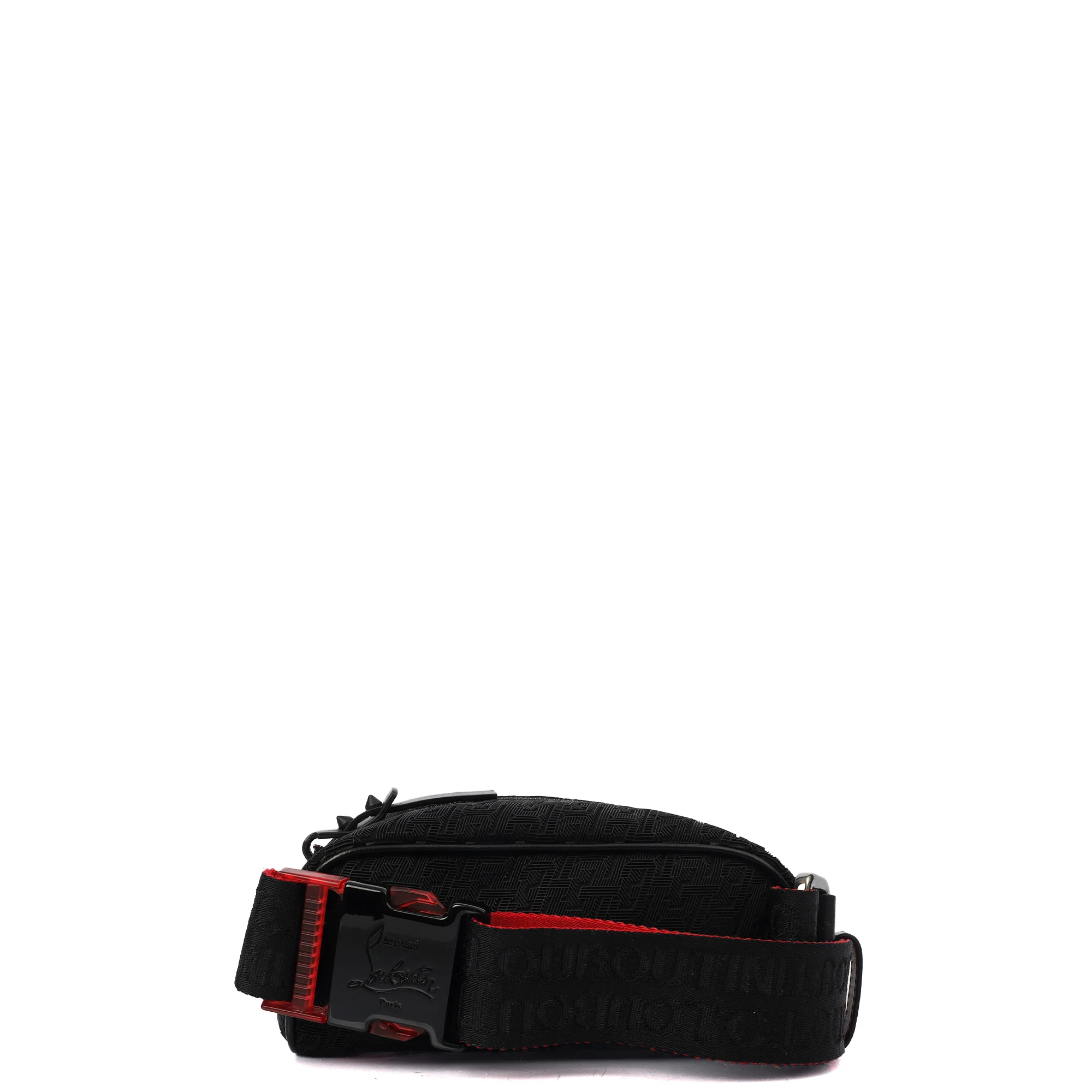 Picture of Christian Louboutin Cross Body Blaster Waist Bag in Black, Fabric