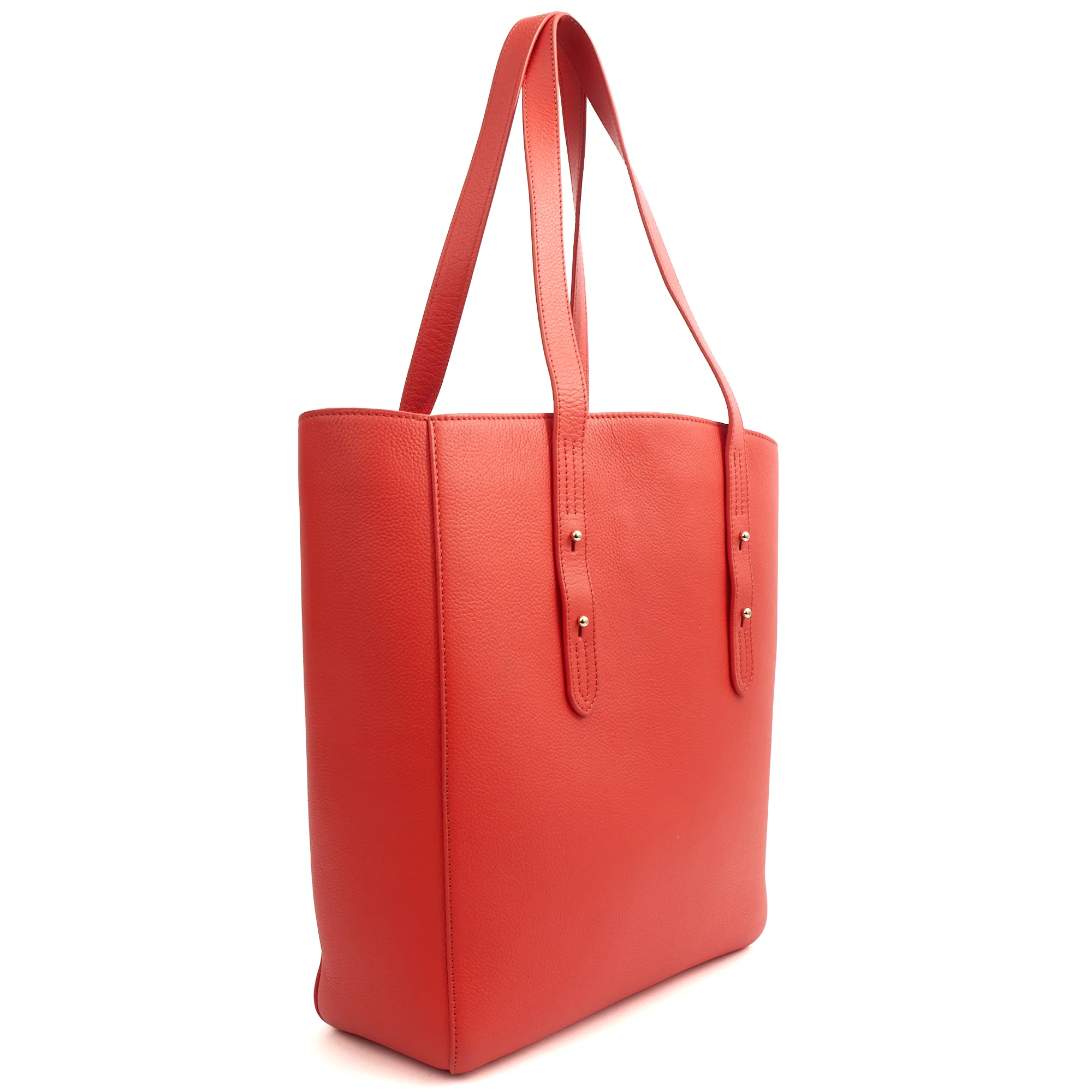Picture of Aspinal of London Tote Regent Tote in Red, Leather