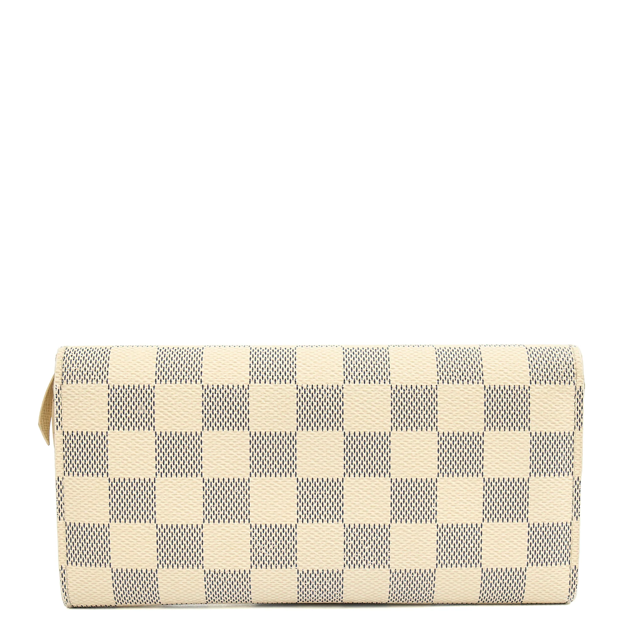 Picture of Louis Vuitton Purse Emilie Wallet in Damier Azur, Canvas