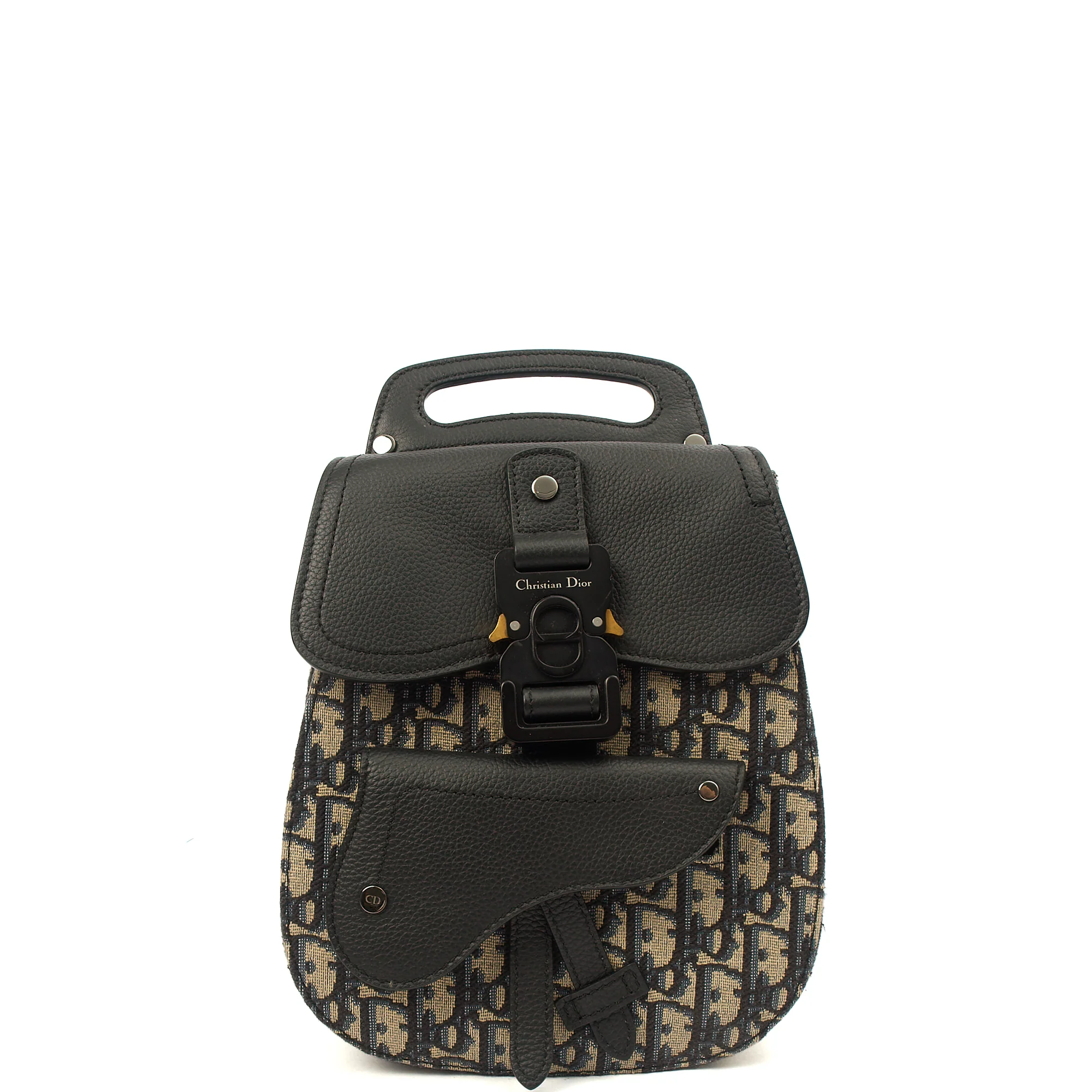 Picture of Christian Dior Backpack Gallop - Mini in Blue, Dior Oblique Embroidery