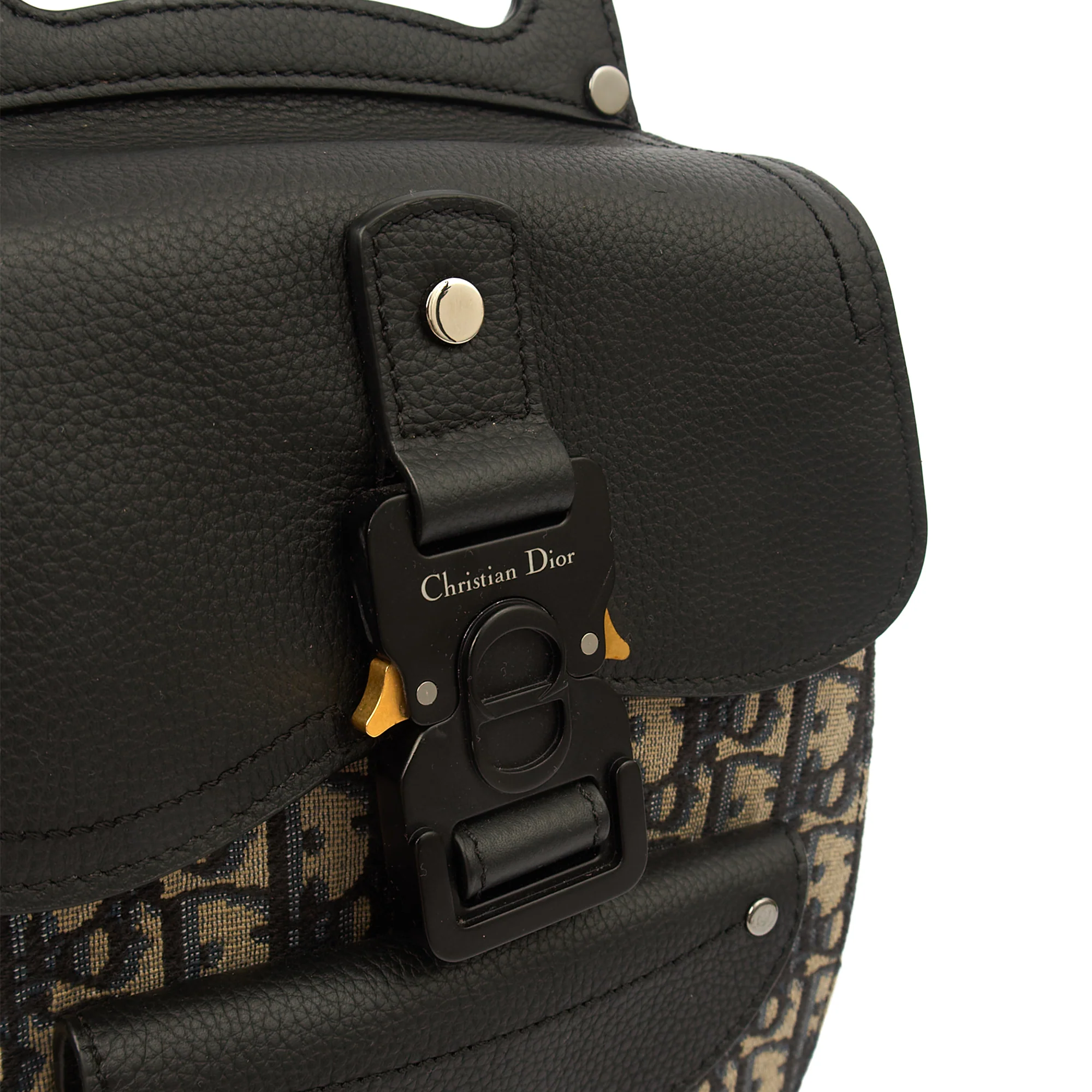 Picture of Christian Dior Backpack Gallop - Mini in Blue, Dior Oblique Embroidery