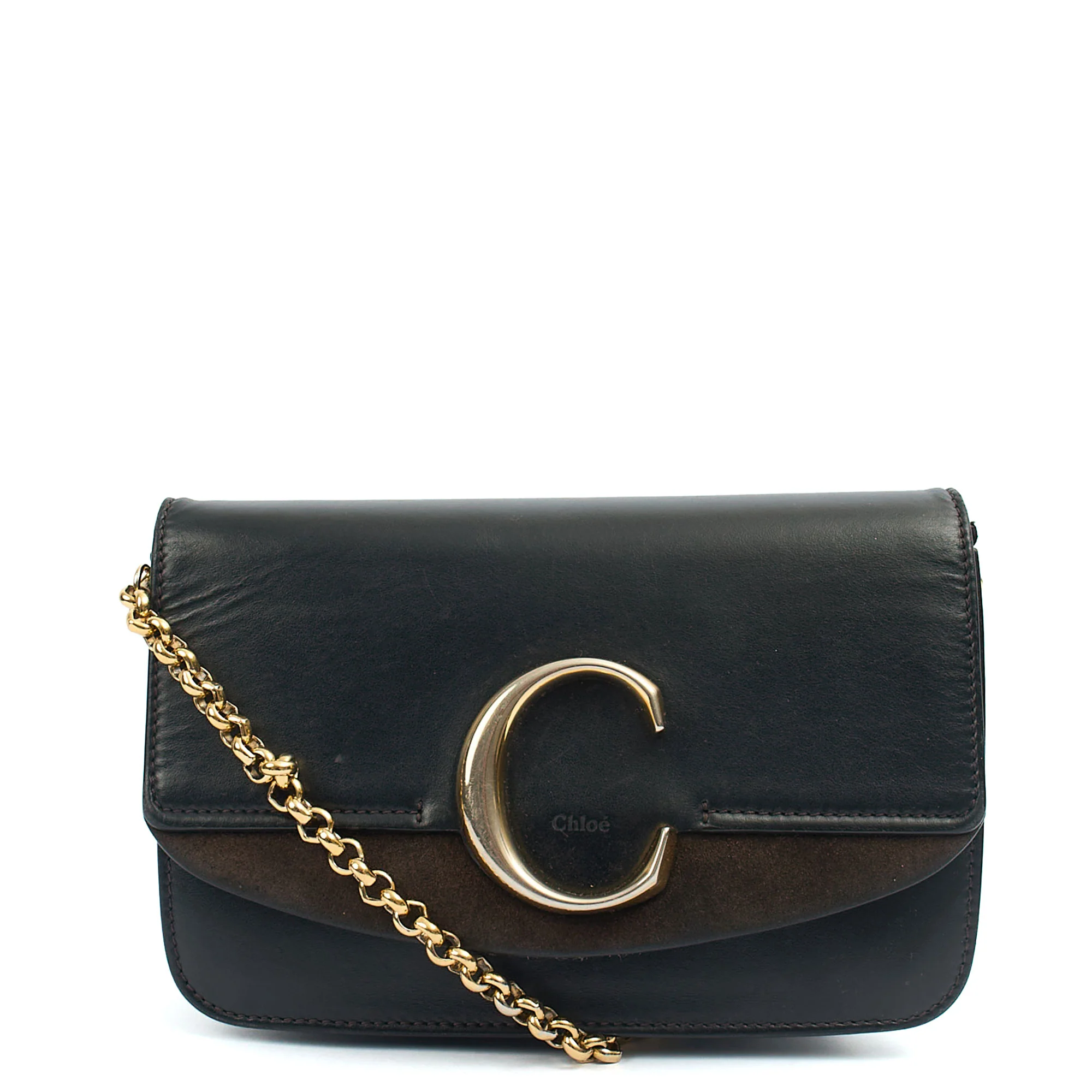 Picture of Chloe Cross Body Chloe C - Small in Black, Calfskin Leather