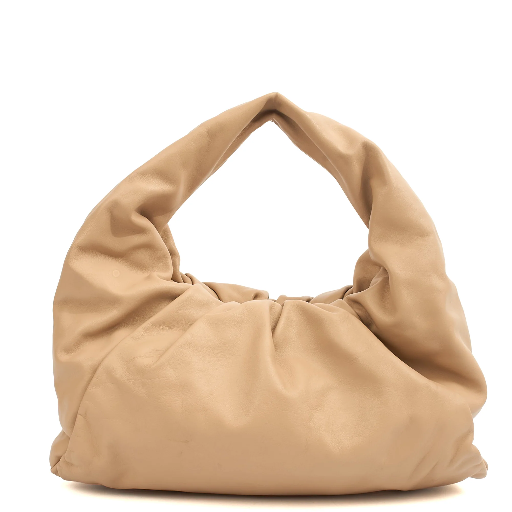 Picture of Bottega Veneta Shoulder Bag Shoulder Pouch in Almond, Leather