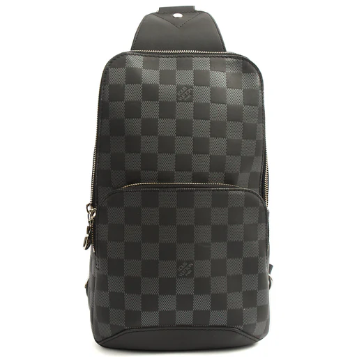 Picture of Louis Vuitton Cross Body Avenue Sling bag in Damier Graphite, Canvas