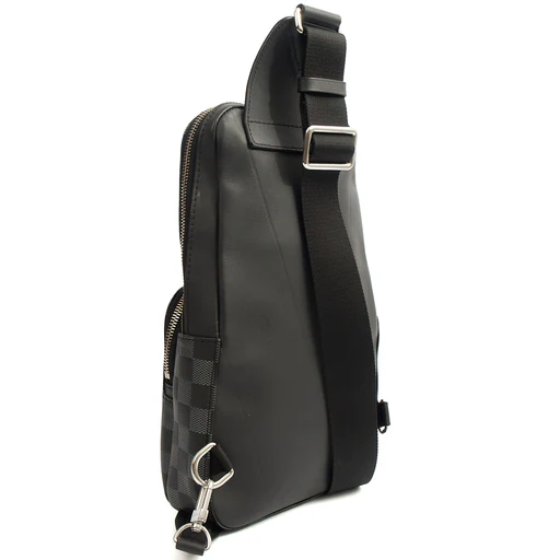 Picture of Louis Vuitton Cross Body Avenue Sling bag in Damier Graphite, Canvas