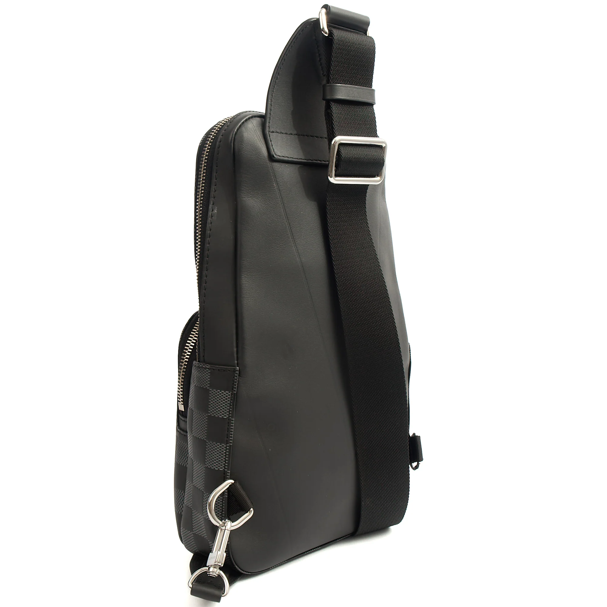 Picture of Louis Vuitton Cross Body Avenue Sling bag in Damier Graphite, Canvas