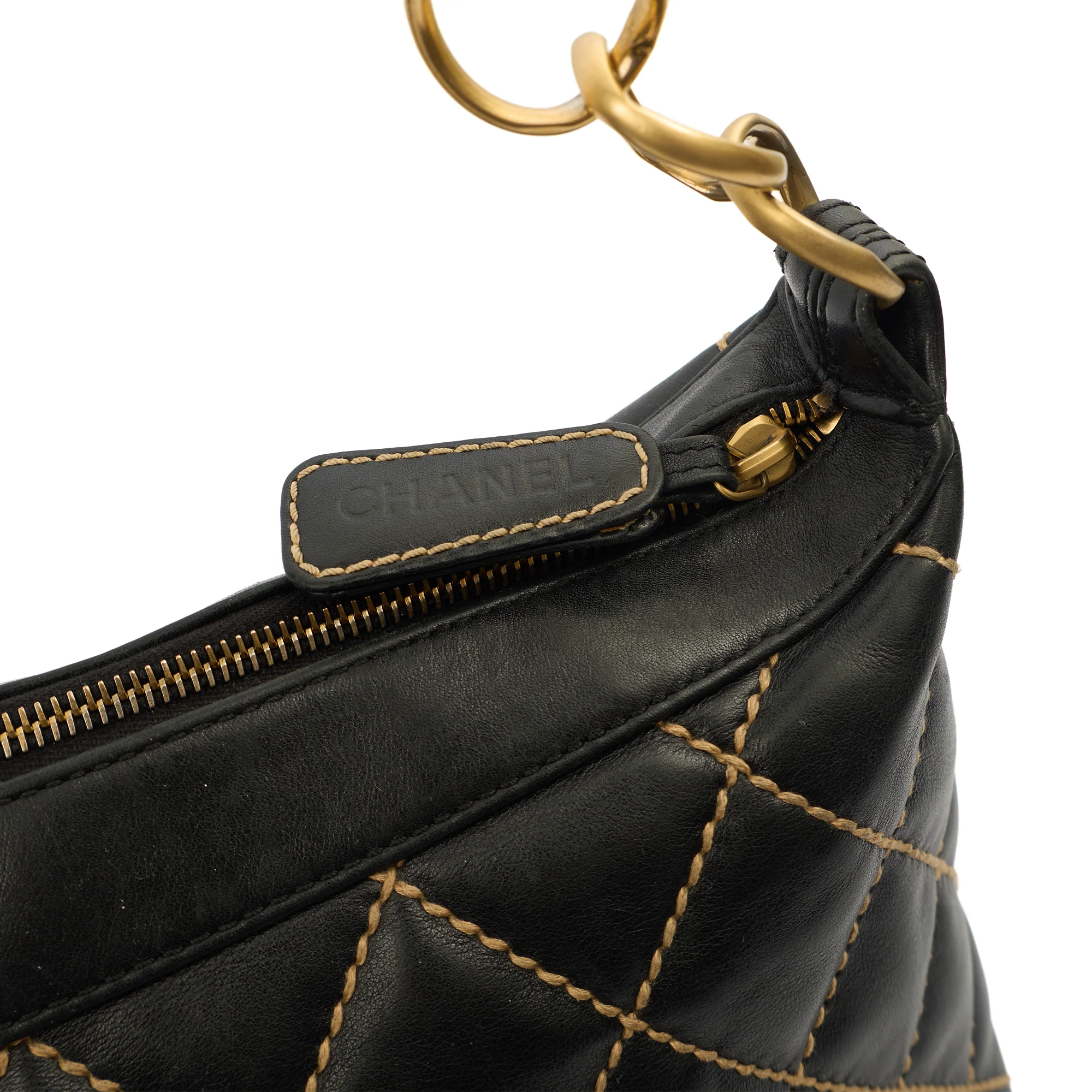 Picture of Chanel Shoulder Bag Shoulder Bag in Black, Lambskin Leather