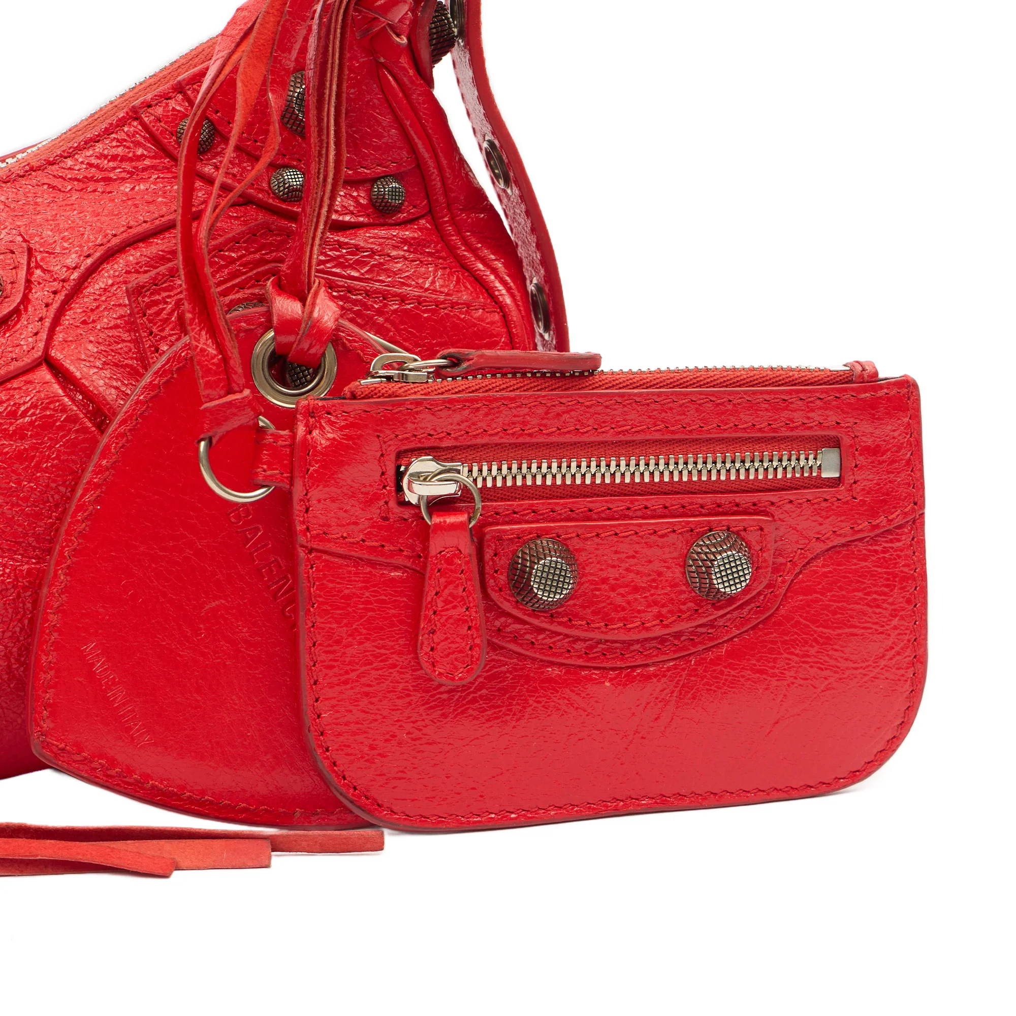 Picture of Balenciaga Cross Body Le Cagole XS in Red, Veau (Calfskin)