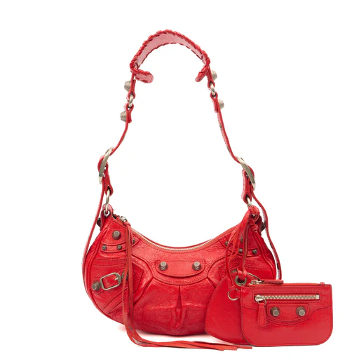 Picture of Balenciaga Cross Body Le Cagole XS in Red, Veau (Calfskin)