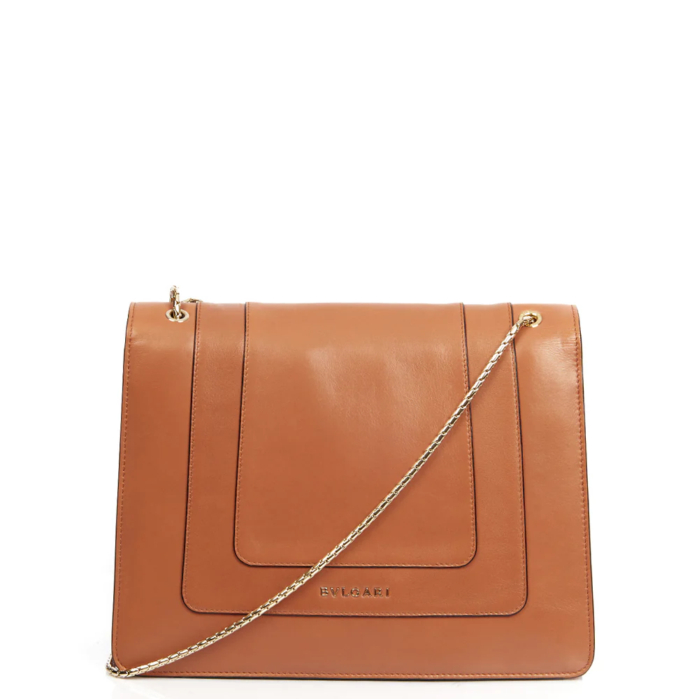 Picture of Bulgari Shoulder Bag Serpenti Forever Crossbody in Brown, Leather