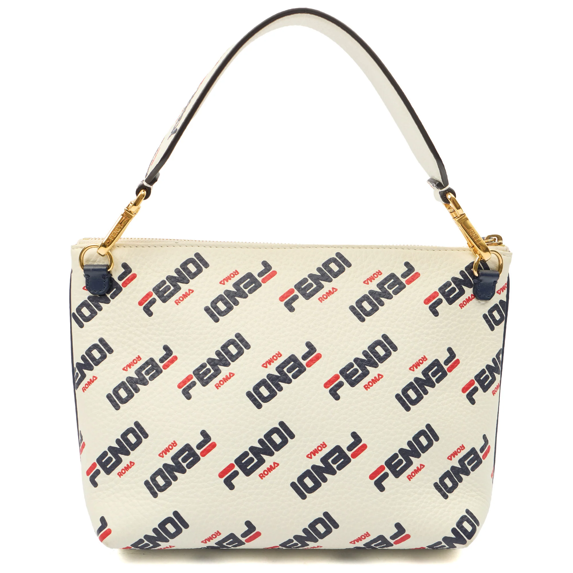 Picture of Fendi Shoulder Bag Fendi x FILA Mania in Print, Leather