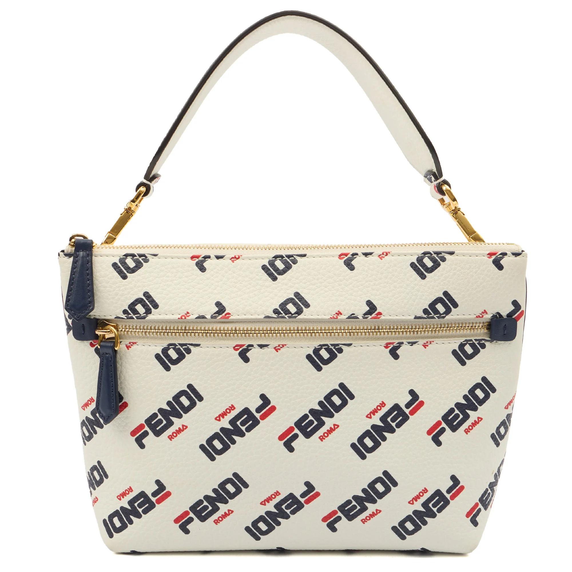 Picture of Fendi Shoulder Bag Fendi x FILA Mania in Print, Leather