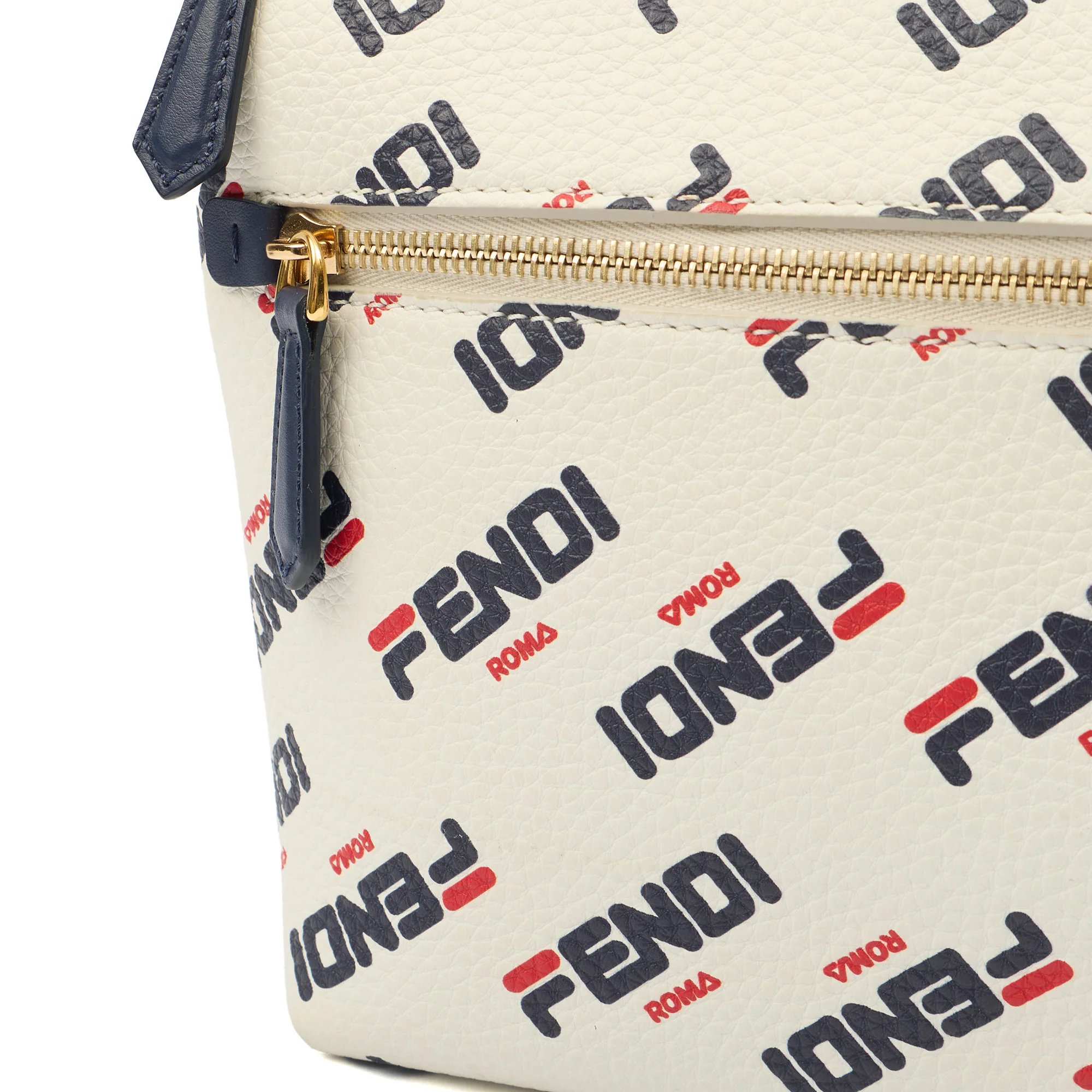 Picture of Fendi Shoulder Bag Fendi x FILA Mania in Print, Leather