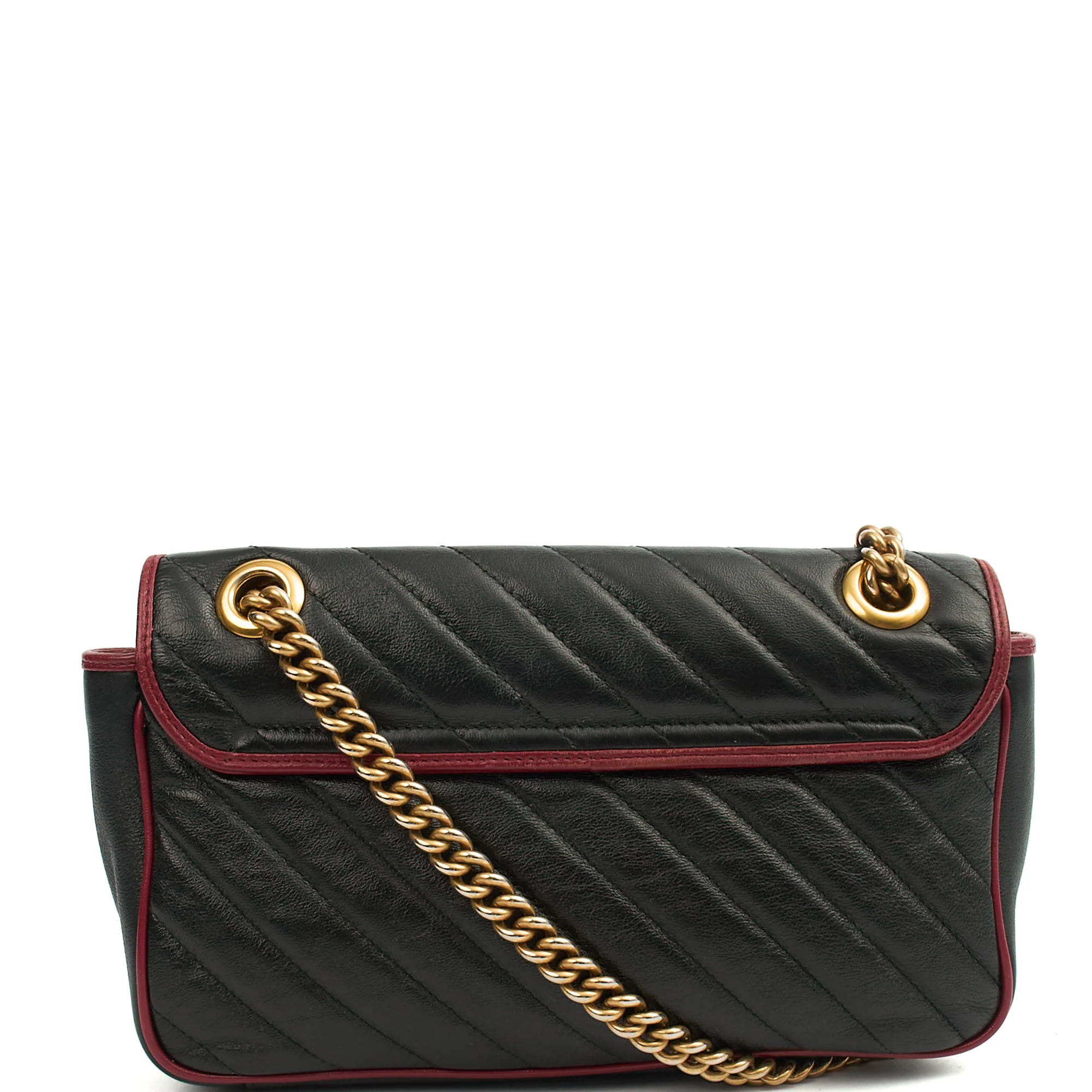 Picture of Gucci Shoulder Bag Marmont Shoulder Flap Bag - Medium in Black, Leather