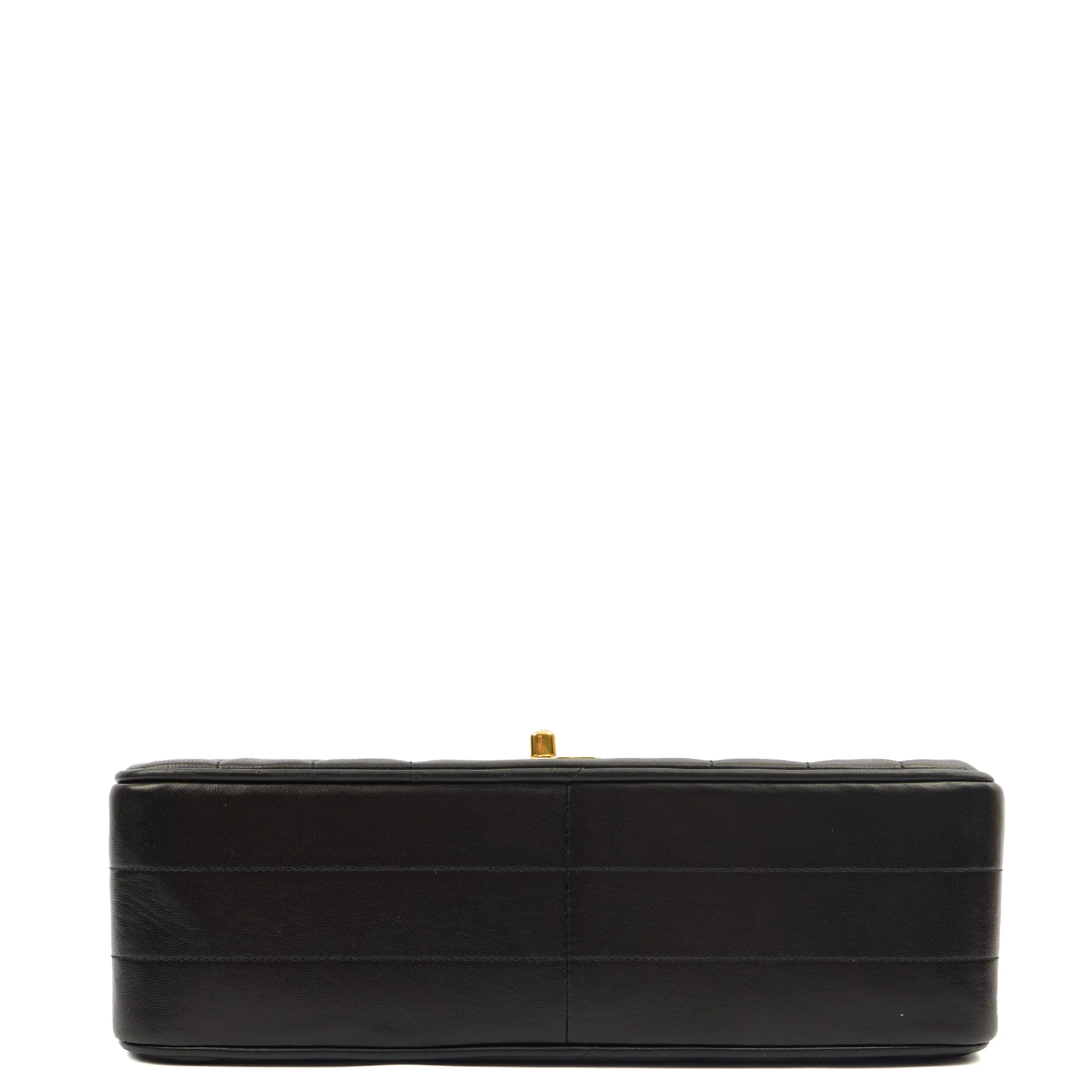 Picture of Chanel Top Handle Flap Bag With Top Handle in Black, Lambskin Leather