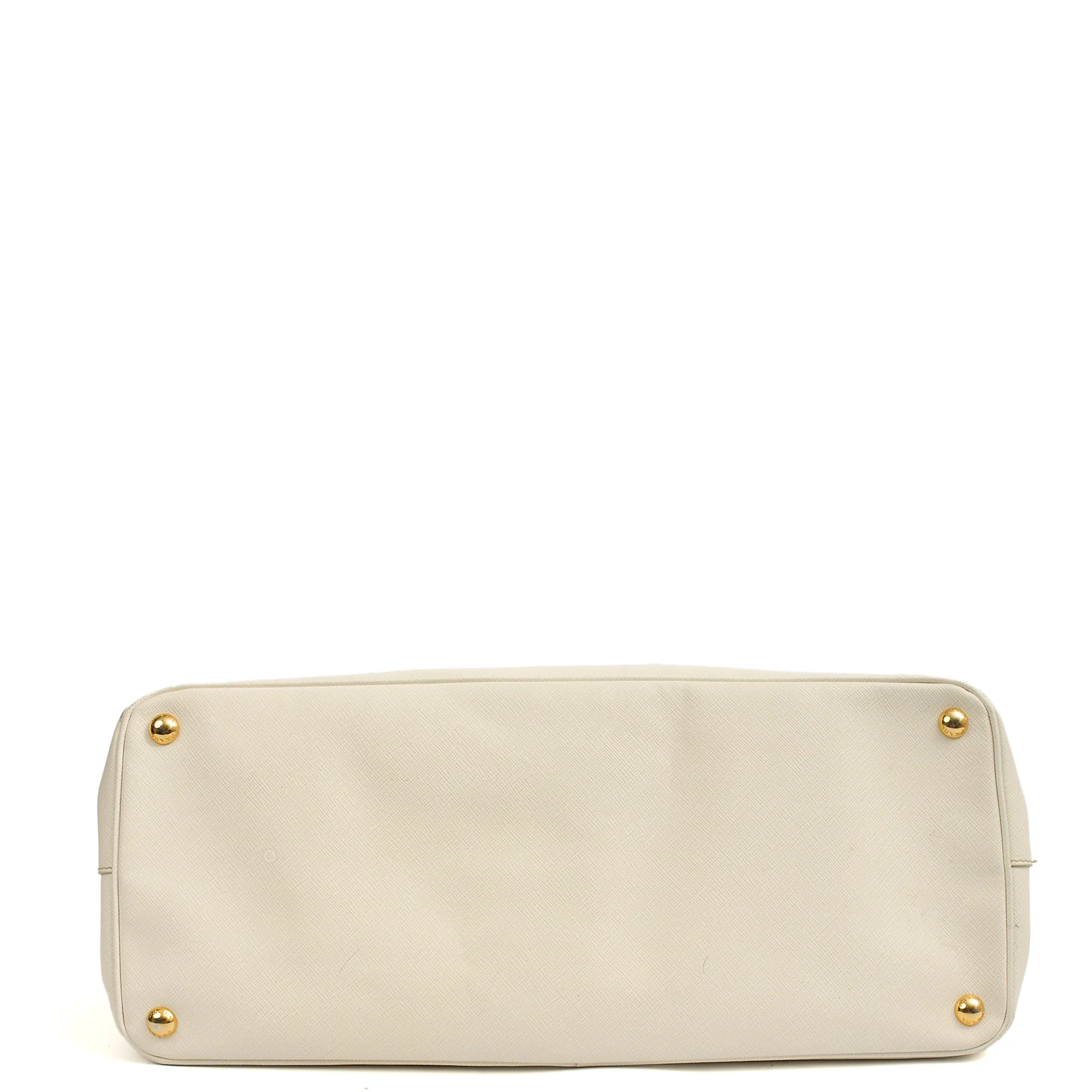 Picture of Prada Tote Galleria - Large Double Zip Tote in White, Saffiano Leather